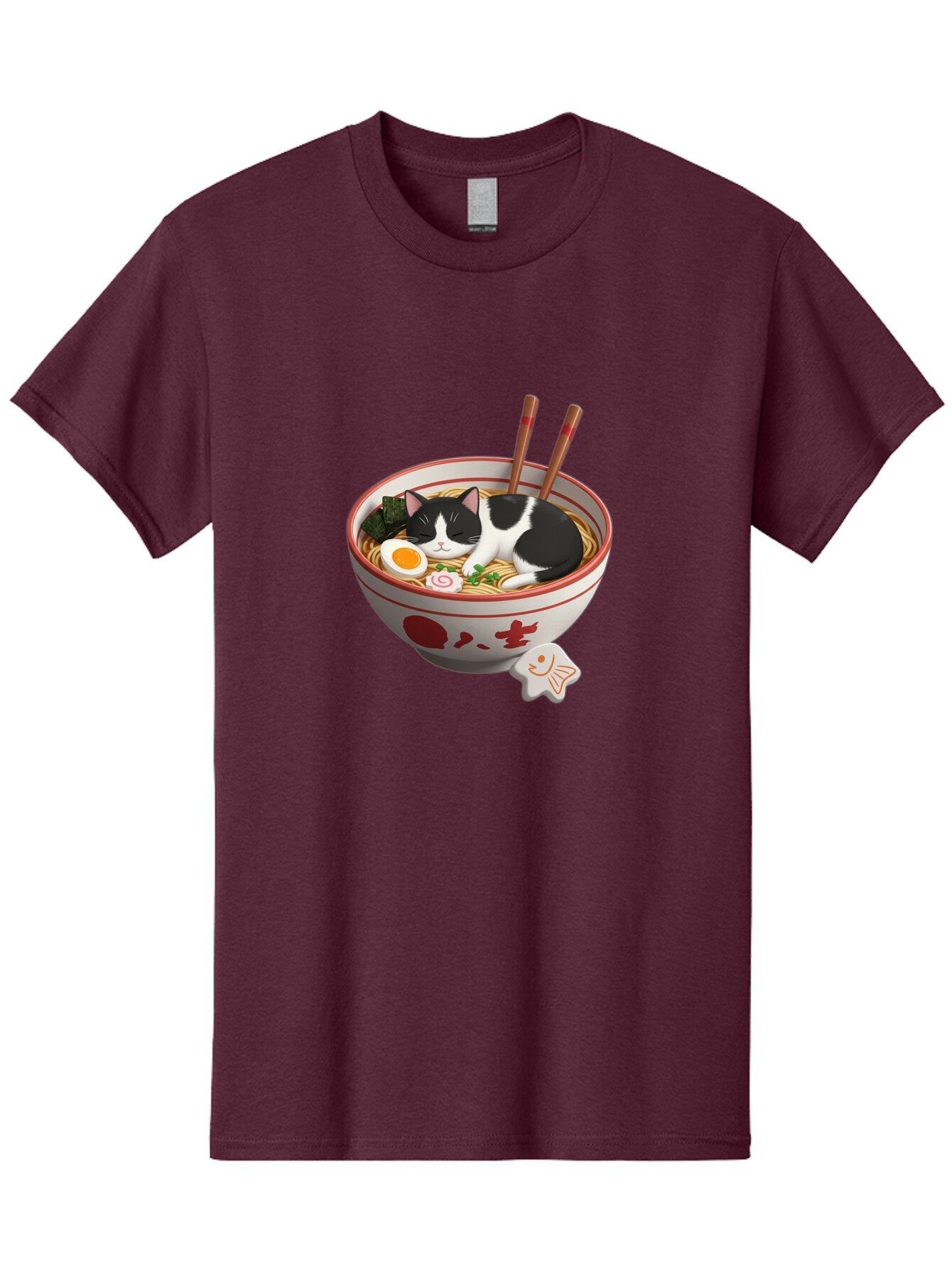 Cat-Sleeping-In-Ramen-1 Men'S Graphic Tee, 100% Cotton, Comfortable Casual Summer Wear, Machine Washable, Vintage Camera, Old Camera, Antique Camera, Black Camera, Classic Photography, Photography Equipment, Nostalgic Device, Film Camera, Bap236 5