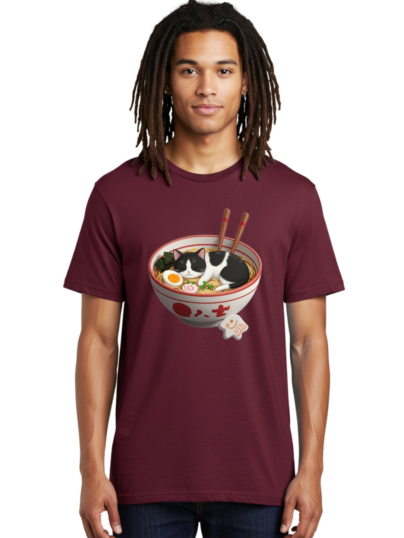 Cat-Sleeping-In-Ramen-1 Men'S Graphic Tee, 100% Cotton, Comfortable Casual Summer Wear, Machine Washable, Vintage Camera, Old Camera, Antique Camera, Black Camera, Classic Photography, Photography Equipment, Nostalgic Device, Film Camera, Bap236 23