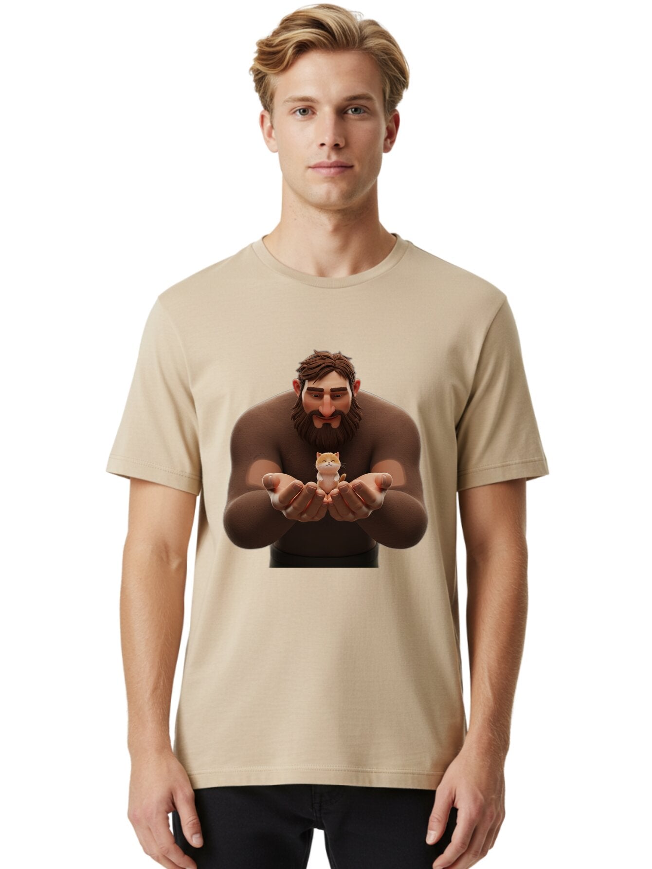 Caveman-With-Cat Men'S Graphic Tee, 100% Cotton, Comfortable Casual Summer Wear, Machine Washable, Vintage Camera, Old Camera, Antique Camera, Black Camera, Classic Photography, Photography Equipment, Nostalgic Device, Film Camera, Camera Art Bap239 24