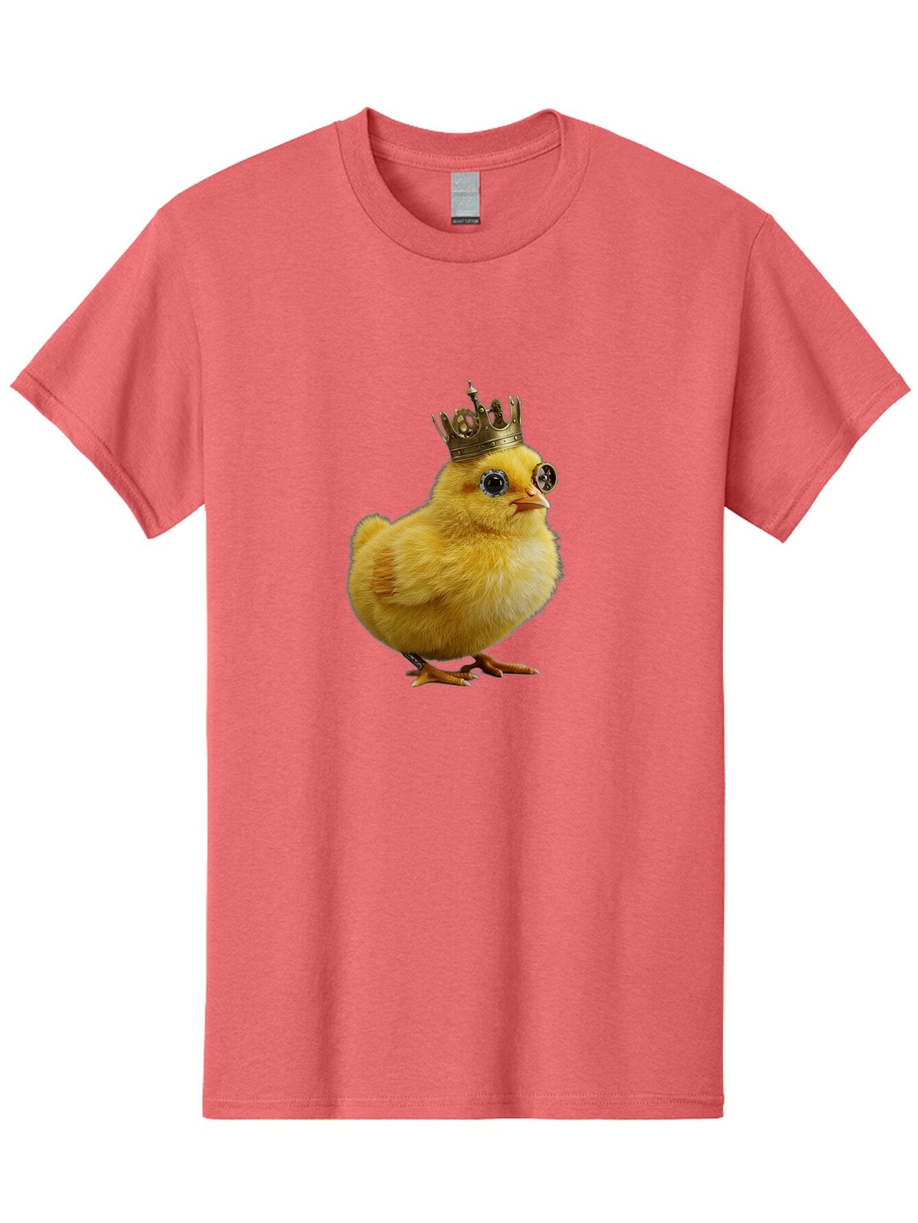 Chick-With-Crown-2 Men'S Graphic Tee, 100% Cotton, Comfortable Casual Summer Wear, Machine Washable, Vintage Camera, Old Camera, Antique Camera, Black Camera, Classic Photography, Photography Equipment, Nostalgic Device, Film Camera, Bap245 8