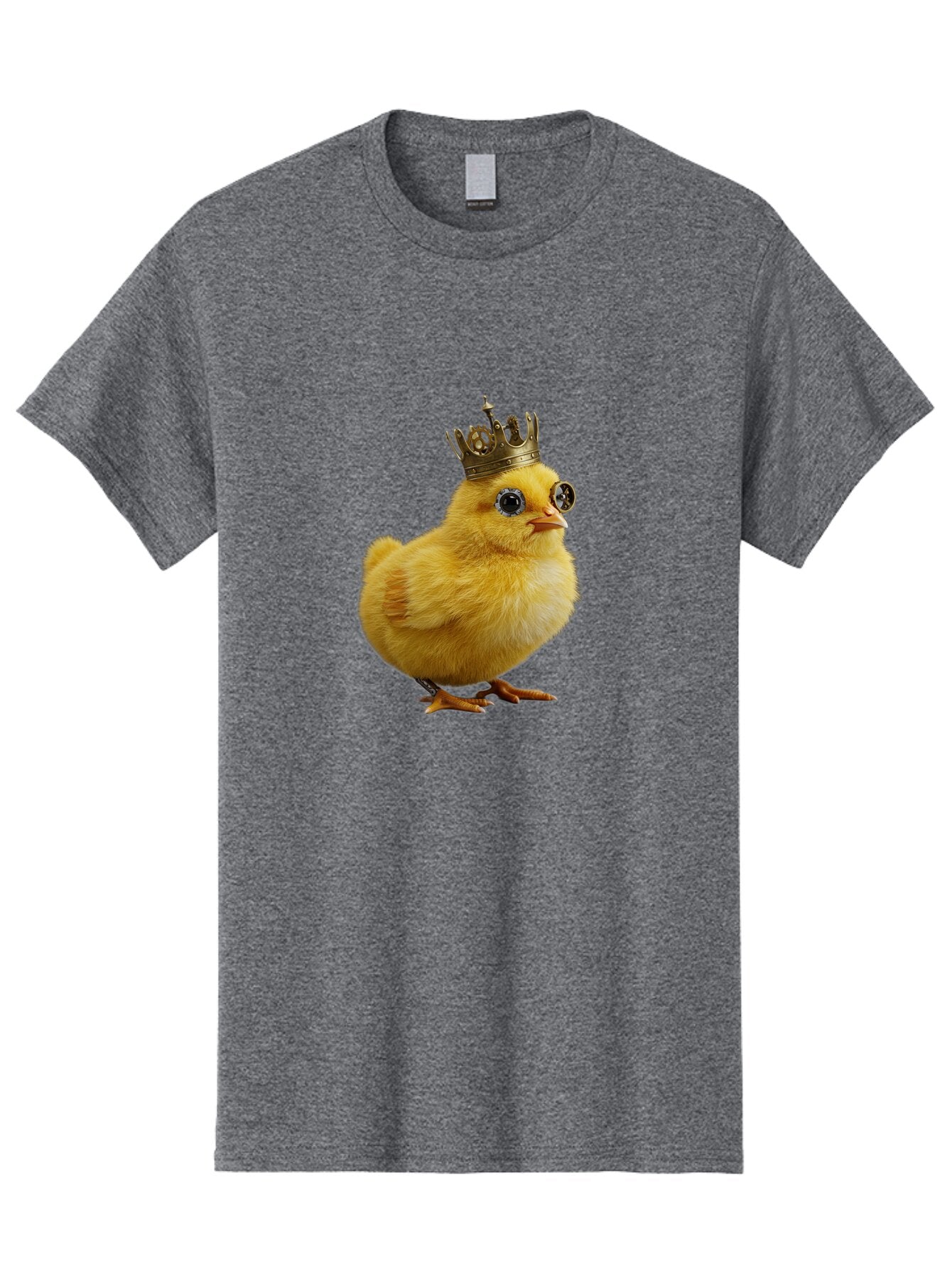 Chick-With-Crown-2 Men'S Graphic Tee, 100% Cotton, Comfortable Casual Summer Wear, Machine Washable, Vintage Camera, Old Camera, Antique Camera, Black Camera, Classic Photography, Photography Equipment, Nostalgic Device, Film Camera, Bap245 4