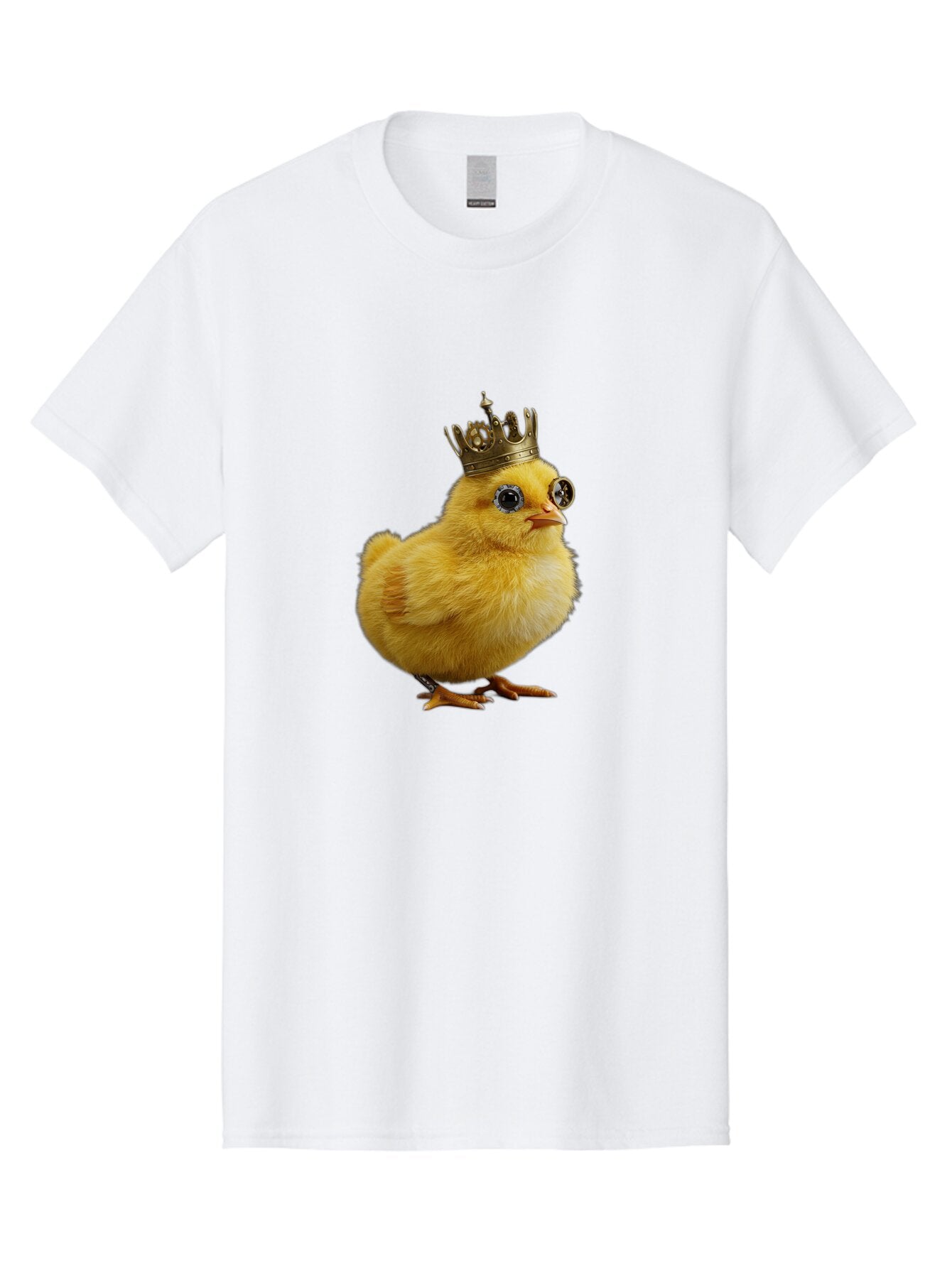 Chick-With-Crown-2 Men'S Graphic Tee, 100% Cotton, Comfortable Casual Summer Wear, Machine Washable, Vintage Camera, Old Camera, Antique Camera, Black Camera, Classic Photography, Photography Equipment, Nostalgic Device, Film Camera, Bap245 12