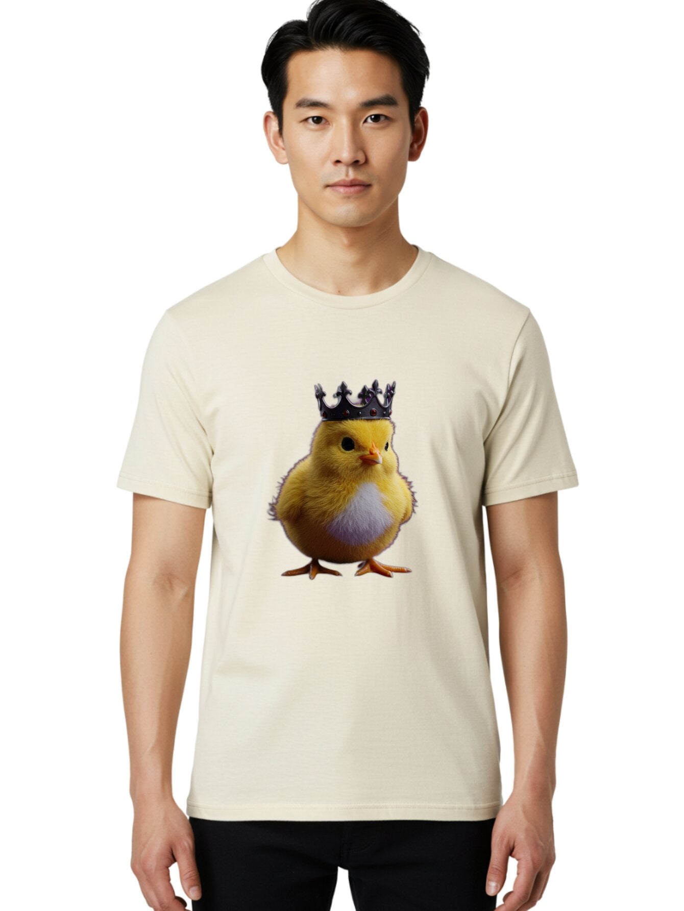 Chick-With-Crown-3 Men'S Graphic Tee, 100% Cotton, Comfortable Casual Summer Wear, Machine Washable, Vintage Camera, Old Camera, Antique Camera, Black Camera, Classic Photography, Photography Equipment, Nostalgic Device, Film Camera, Bap246 29
