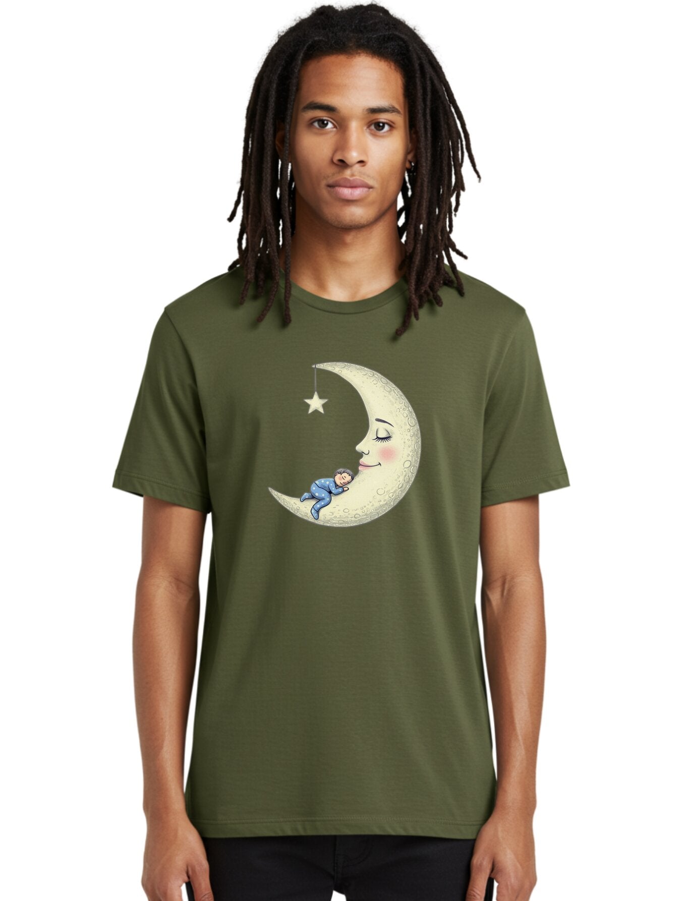 Child-Sleeping-On-Crescent-Moon Men'S Graphic Tee, 100% Cotton, Comfortable Casual Summer Wear, Machine Washable, Vintage Camera, Old Camera, Antique Camera, Black Camera, Classic Photography, Photography Equipment, Nostalgic Device, Bap251 28