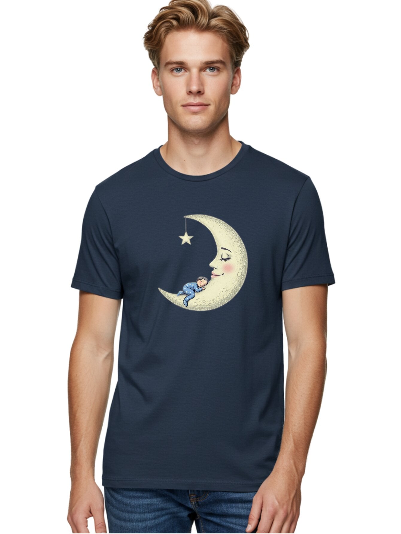 Child-Sleeping-On-Crescent-Moon Men'S Graphic Tee, 100% Cotton, Comfortable Casual Summer Wear, Machine Washable, Vintage Camera, Old Camera, Antique Camera, Black Camera, Classic Photography, Photography Equipment, Nostalgic Device, Bap251 22