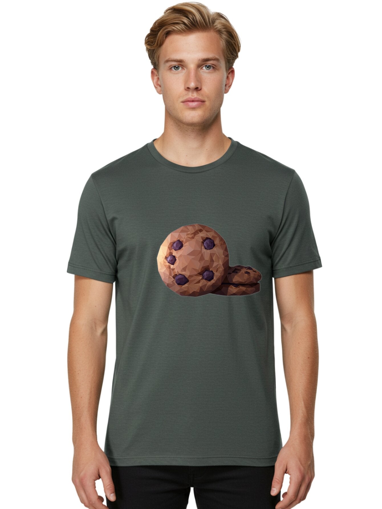 Chocolate-Chip-Cookies Men'S Graphic Tee, 100% Cotton, Comfortable Casual Summer Wear, Machine Washable, Vintage Camera, Old Camera, Antique Camera, Black Camera, Classic Photography, Photography Equipment, Nostalgic Device, Film Camera, Bap253 17