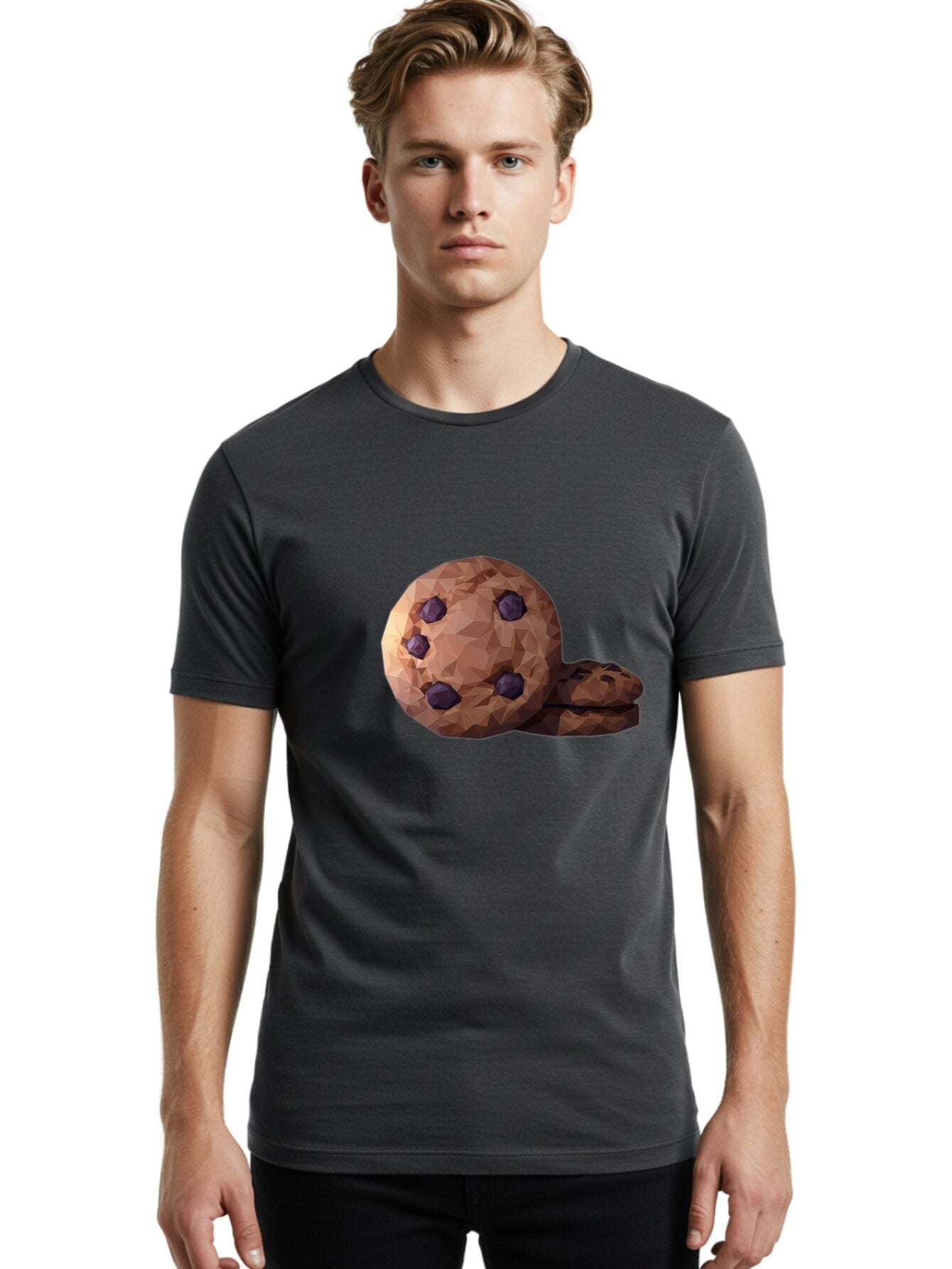Chocolate-Chip-Cookies Men'S Graphic Tee, 100% Cotton, Comfortable Casual Summer Wear, Machine Washable, Vintage Camera, Old Camera, Antique Camera, Black Camera, Classic Photography, Photography Equipment, Nostalgic Device, Film Camera, Bap253 29