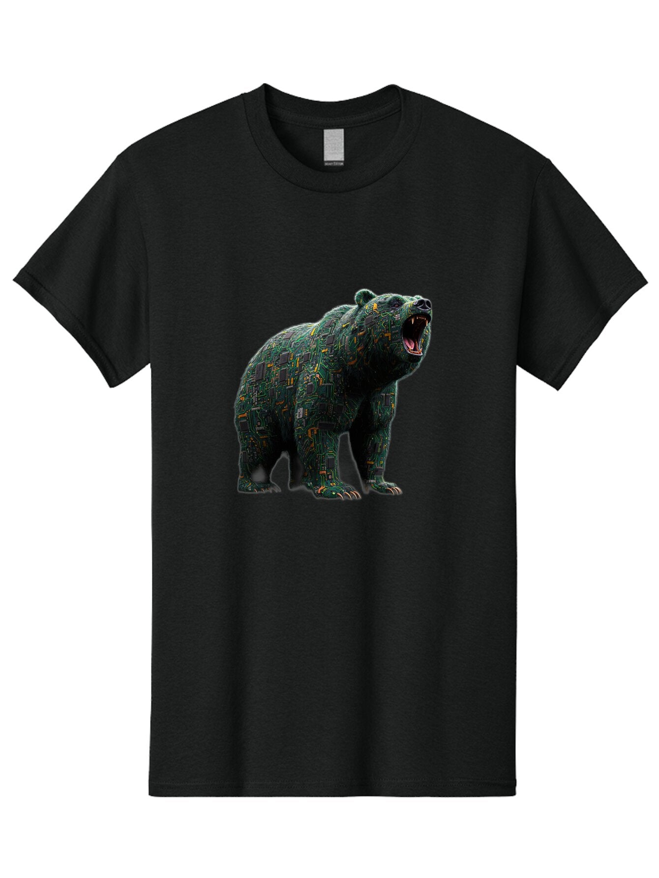 Circuit-Bear Men'S Graphic Tee, 100% Cotton, Comfortable Casual Summer Wear, Machine Washable, Vintage Camera, Old Camera, Antique Camera, Black Camera, Classic Photography, Photography Equipment, Nostalgic Device, Film Camera, Camera Art Bap254 7