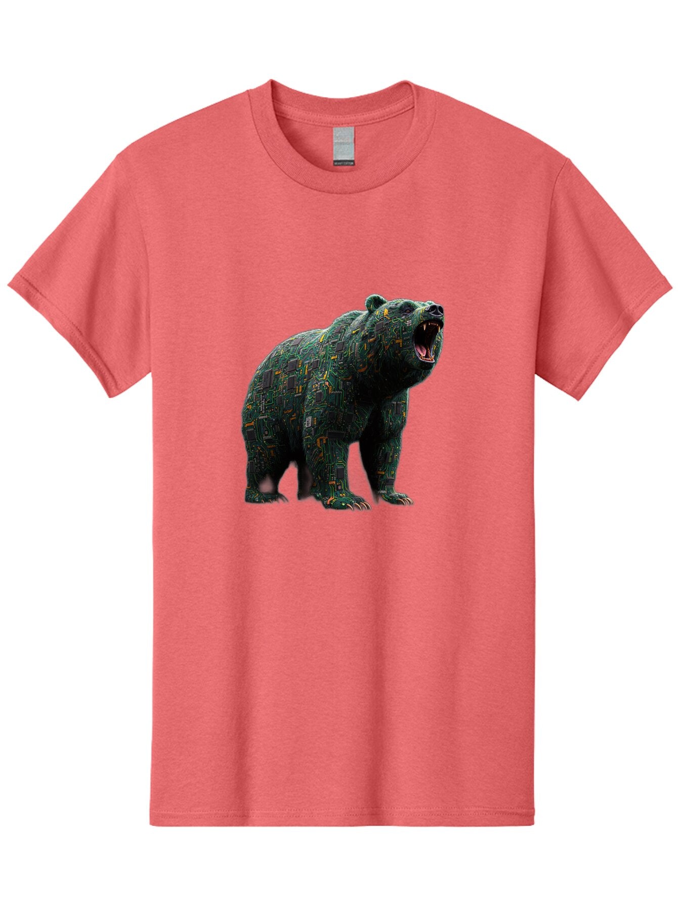 Circuit-Bear Men'S Graphic Tee, 100% Cotton, Comfortable Casual Summer Wear, Machine Washable, Vintage Camera, Old Camera, Antique Camera, Black Camera, Classic Photography, Photography Equipment, Nostalgic Device, Film Camera, Camera Art Bap254
