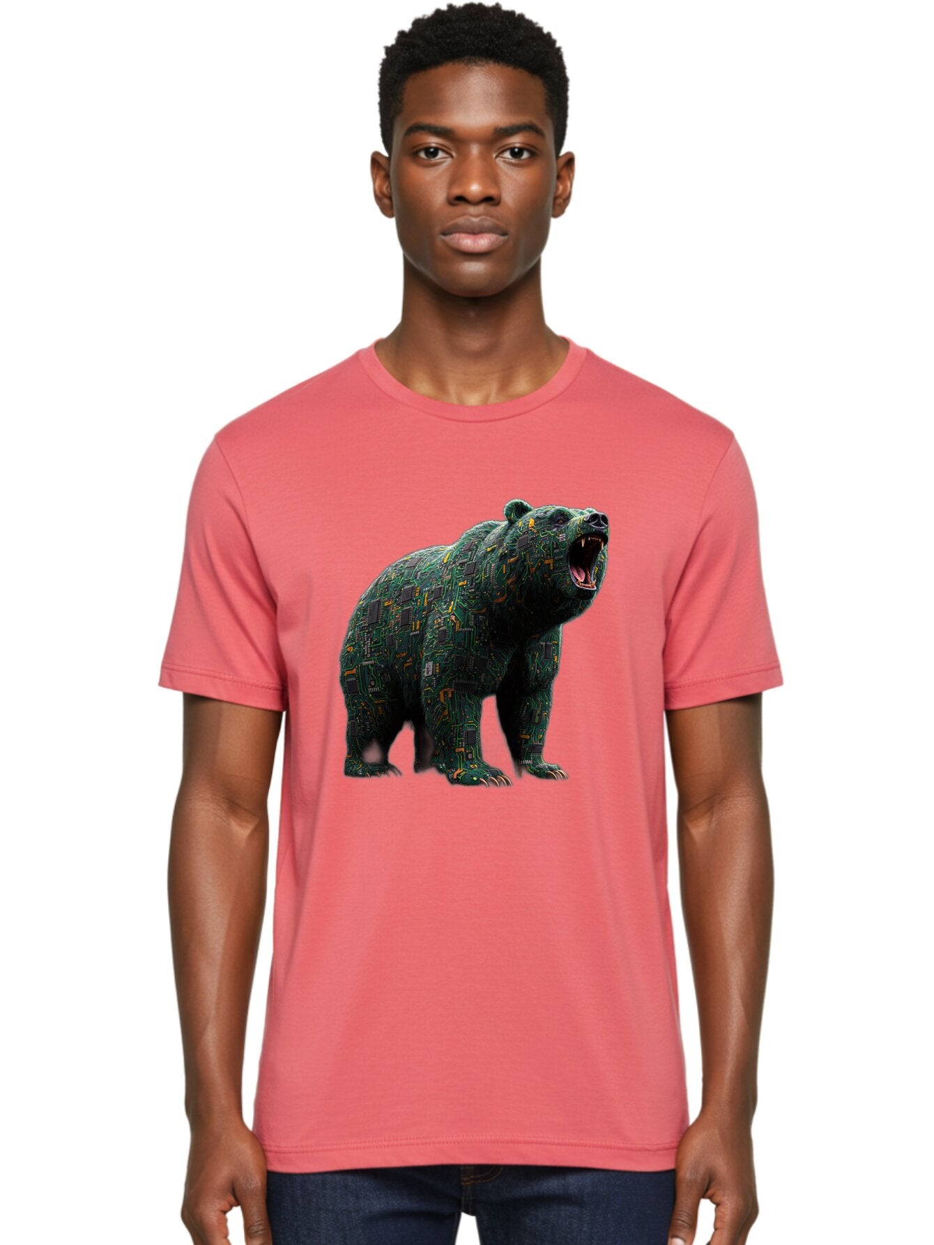 Circuit-Bear Men'S Graphic Tee, 100% Cotton, Comfortable Casual Summer Wear, Machine Washable, Vintage Camera, Old Camera, Antique Camera, Black Camera, Classic Photography, Photography Equipment, Nostalgic Device, Film Camera, Camera Art Bap254 21