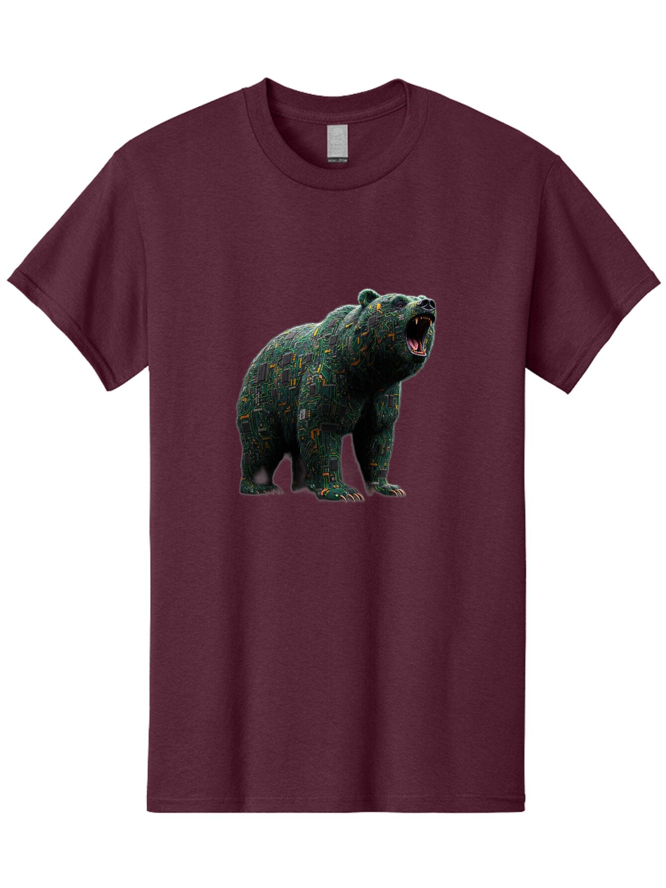 Circuit-Bear Men'S Graphic Tee, 100% Cotton, Comfortable Casual Summer Wear, Machine Washable, Vintage Camera, Old Camera, Antique Camera, Black Camera, Classic Photography, Photography Equipment, Nostalgic Device, Film Camera, Camera Art Bap254 8