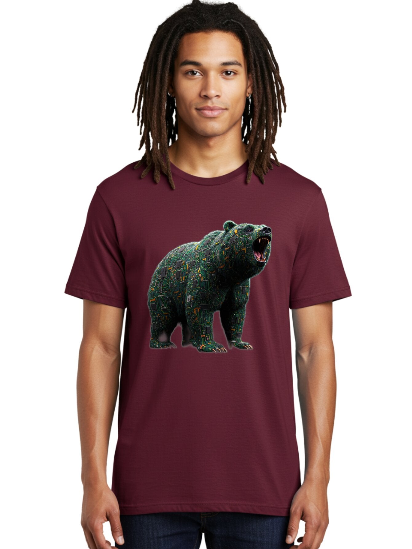Circuit-Bear Men'S Graphic Tee, 100% Cotton, Comfortable Casual Summer Wear, Machine Washable, Vintage Camera, Old Camera, Antique Camera, Black Camera, Classic Photography, Photography Equipment, Nostalgic Device, Film Camera, Camera Art Bap254 25