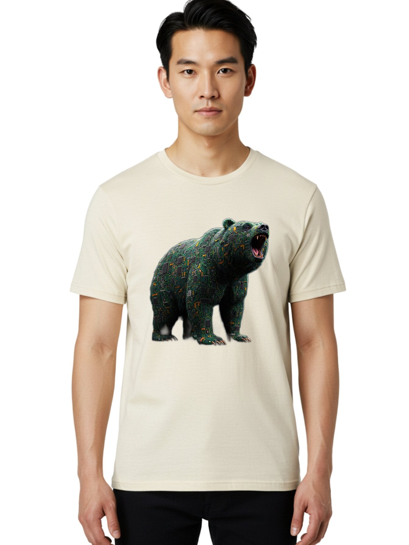 Circuit-Bear Men'S Graphic Tee, 100% Cotton, Comfortable Casual Summer Wear, Machine Washable, Vintage Camera, Old Camera, Antique Camera, Black Camera, Classic Photography, Photography Equipment, Nostalgic Device, Film Camera, Camera Art Bap254 27