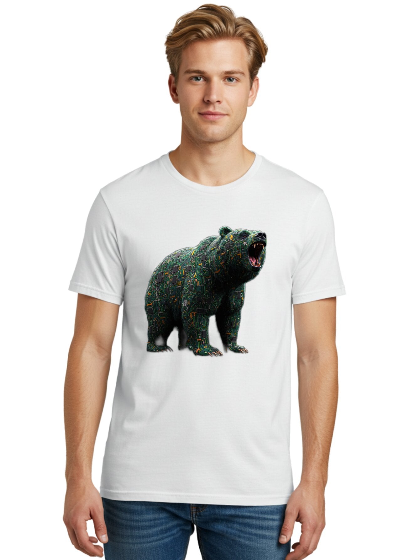 Circuit-Bear Men'S Graphic Tee, 100% Cotton, Comfortable Casual Summer Wear, Machine Washable, Vintage Camera, Old Camera, Antique Camera, Black Camera, Classic Photography, Photography Equipment, Nostalgic Device, Film Camera, Camera Art Bap254 23