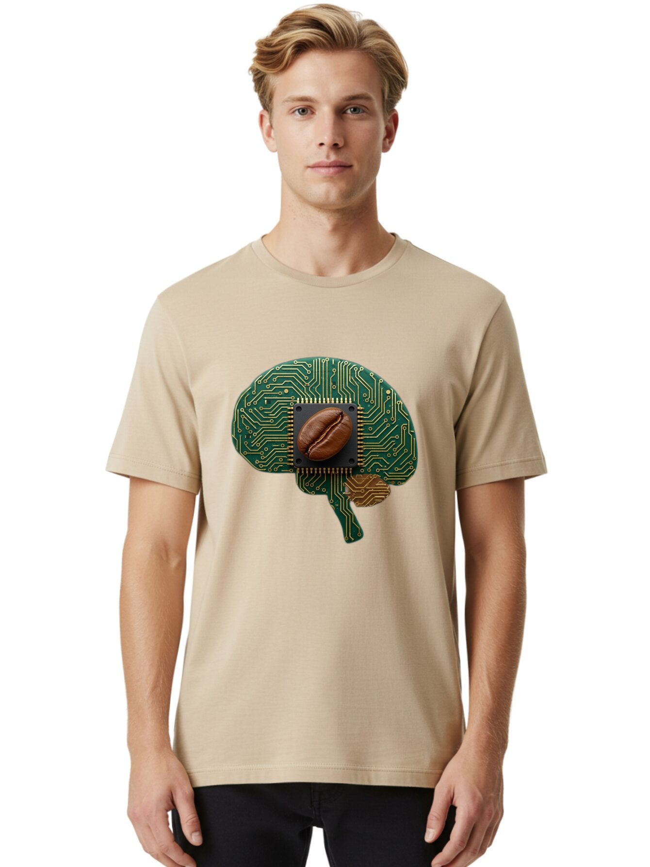 Circuit-Brain Men'S Graphic Tee, 100% Cotton, Comfortable Casual Summer Wear, Machine Washable, Vintage Camera, Old Camera, Antique Camera, Black Camera, Classic Photography, Photography Equipment, Nostalgic Device, Film Camera, Camera Art Bap256 30