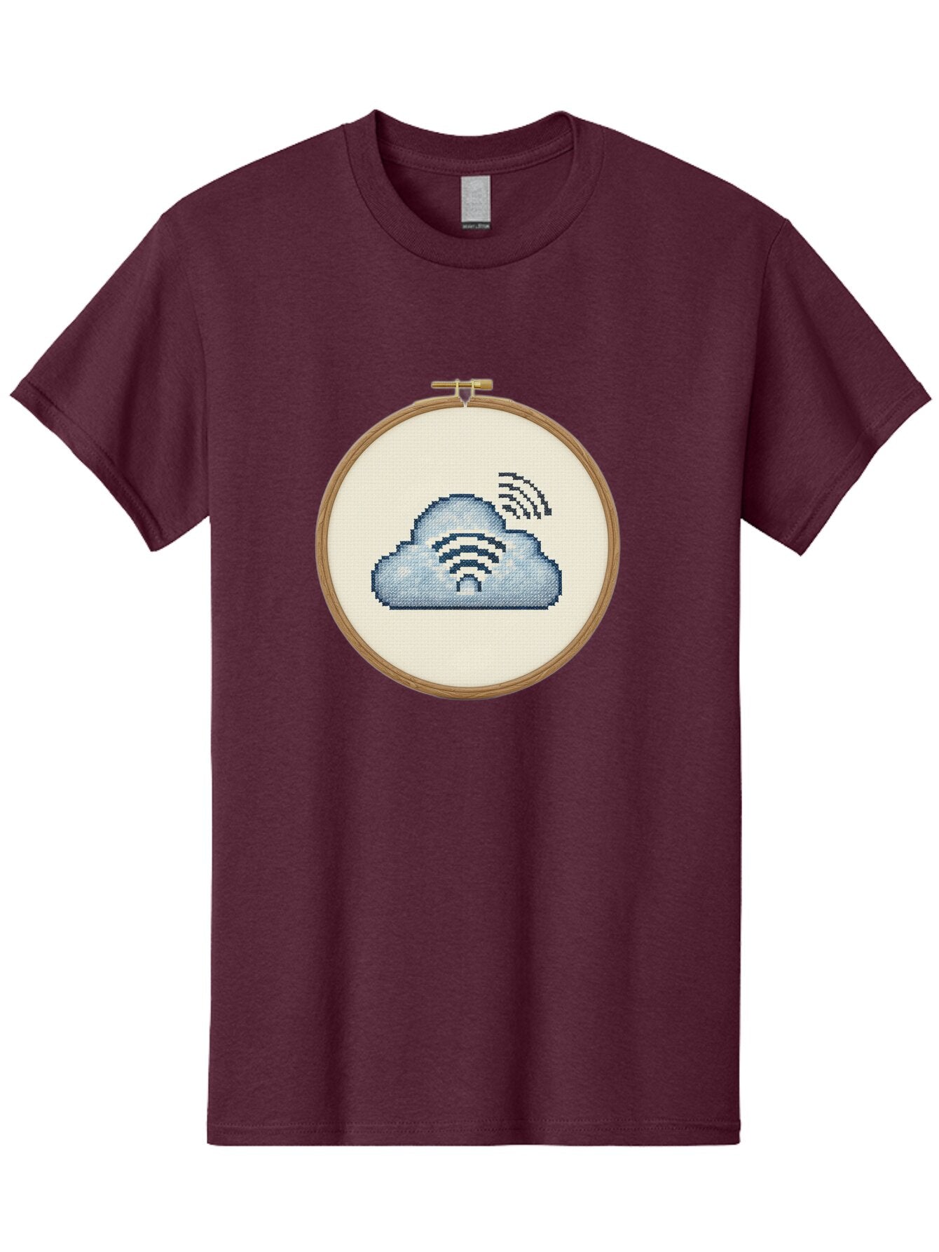 Cloud-With-Wifi Men'S Graphic Tee, 100% Cotton, Comfortable Casual Summer Wear, Machine Washable, Vintage Camera, Old Camera, Antique Camera, Black Camera, Classic Photography, Photography Equipment, Nostalgic Device, Film Camera, Camera Art Bap265 3