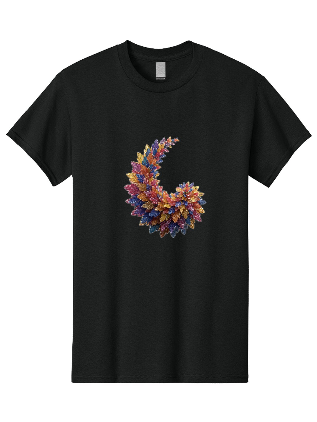 Colorful-Leaves-Graphic Men'S Graphic Tee, 100% Cotton, Comfortable Casual Summer Wear, Machine Washable, Vintage Camera, Old Camera, Antique Camera, Black Camera, Classic Photography, Photography Equipment, Nostalgic Device, Film Camera, Bap268 11