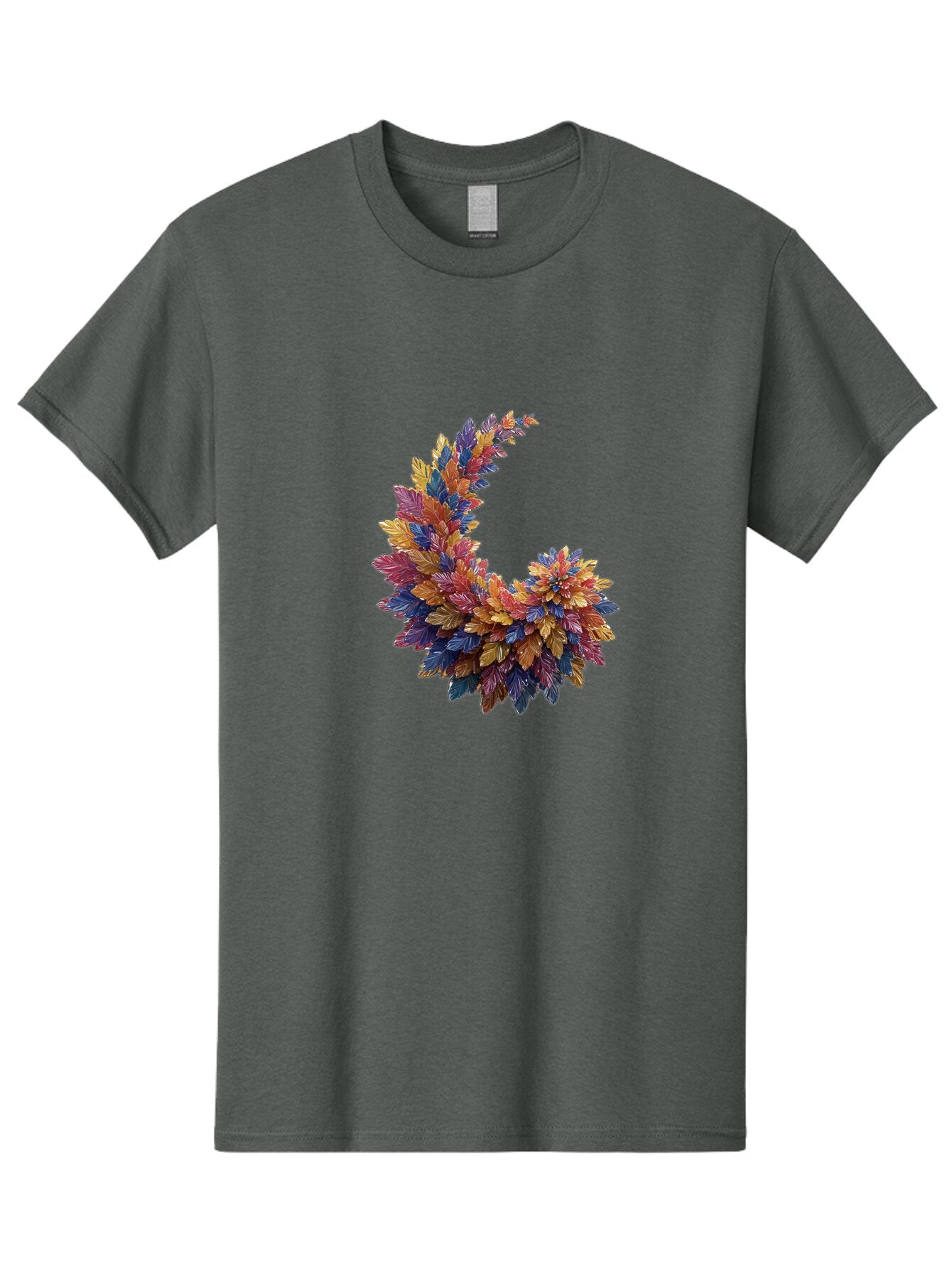 Colorful-Leaves-Graphic Men'S Graphic Tee, 100% Cotton, Comfortable Casual Summer Wear, Machine Washable, Vintage Camera, Old Camera, Antique Camera, Black Camera, Classic Photography, Photography Equipment, Nostalgic Device, Film Camera, Bap268 9
