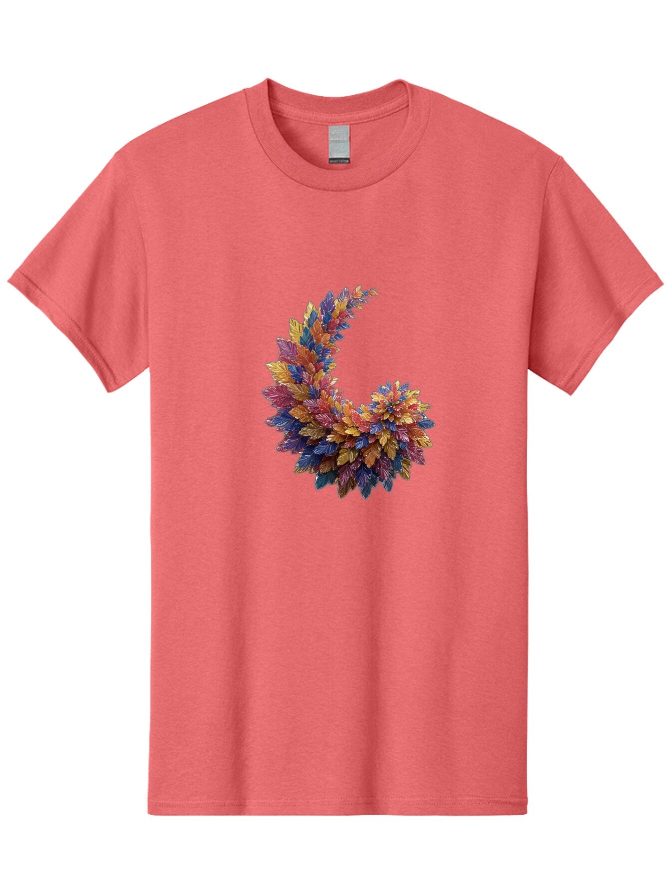 Colorful-Leaves-Graphic Men'S Graphic Tee, 100% Cotton, Comfortable Casual Summer Wear, Machine Washable, Vintage Camera, Old Camera, Antique Camera, Black Camera, Classic Photography, Photography Equipment, Nostalgic Device, Film Camera, Bap268 4