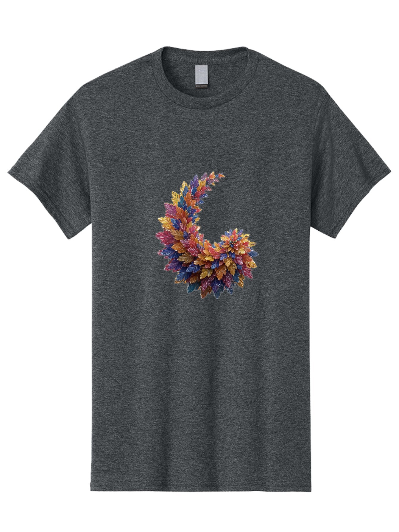 Colorful-Leaves-Graphic Men'S Graphic Tee, 100% Cotton, Comfortable Casual Summer Wear, Machine Washable, Vintage Camera, Old Camera, Antique Camera, Black Camera, Classic Photography, Photography Equipment, Nostalgic Device, Film Camera, Bap268 14