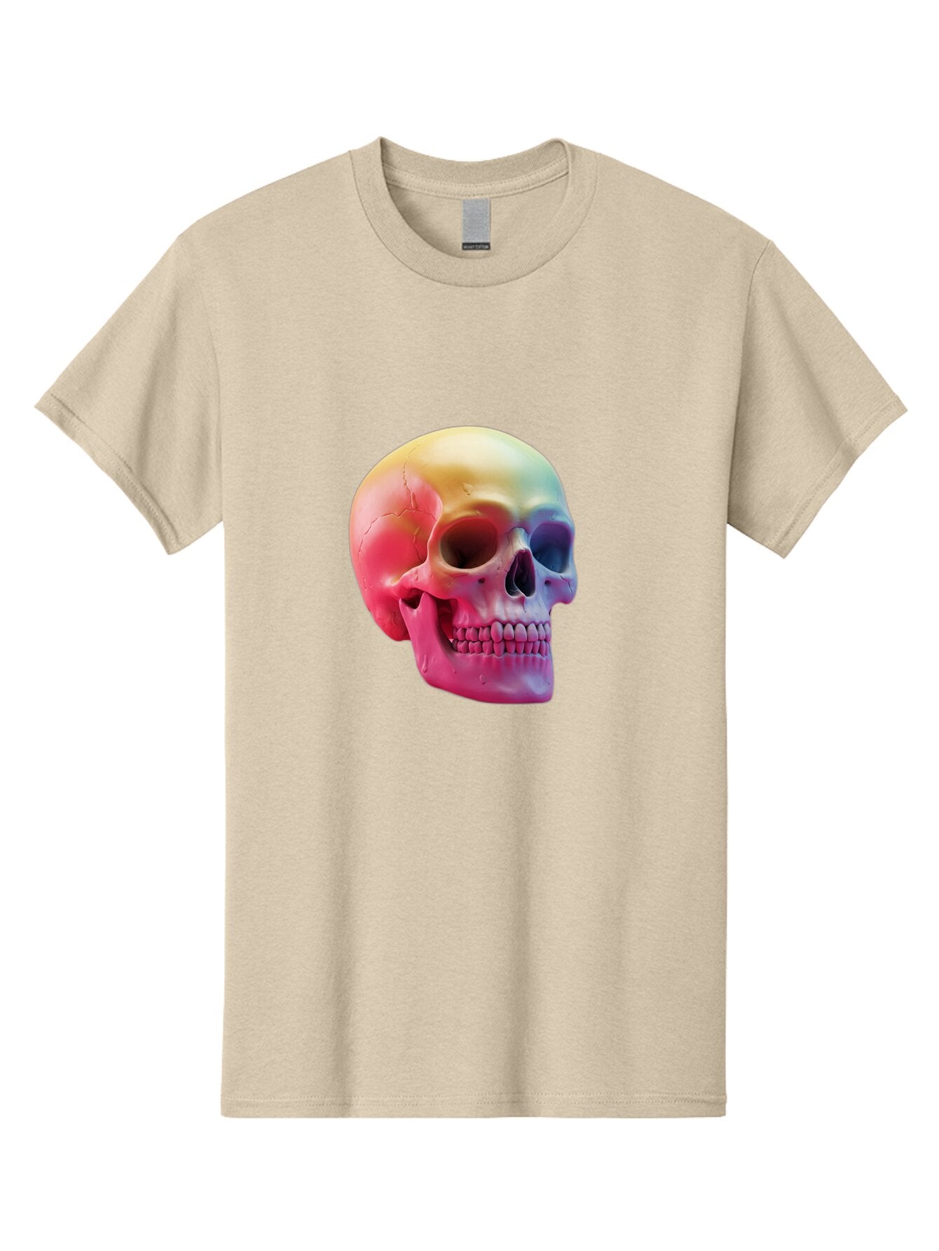 Colorful-Skull-1 Men'S Graphic Tee, 100% Cotton, Comfortable Casual Summer Wear, Machine Washable, Vintage Camera, Old Camera, Antique Camera, Black Camera, Classic Photography, Photography Equipment, Nostalgic Device, Film Camera, Camera Art Bap270 13