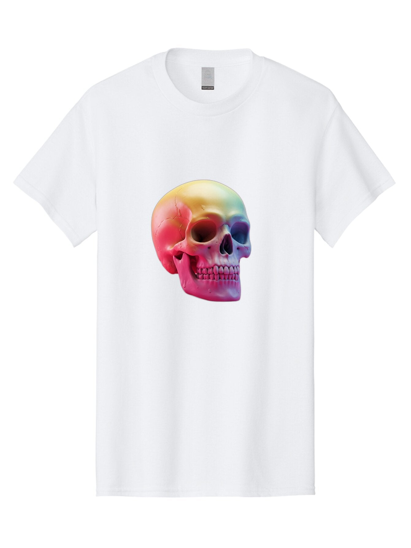 Colorful-Skull-1 Men'S Graphic Tee, 100% Cotton, Comfortable Casual Summer Wear, Machine Washable, Vintage Camera, Old Camera, Antique Camera, Black Camera, Classic Photography, Photography Equipment, Nostalgic Device, Film Camera, Camera Art Bap270 6