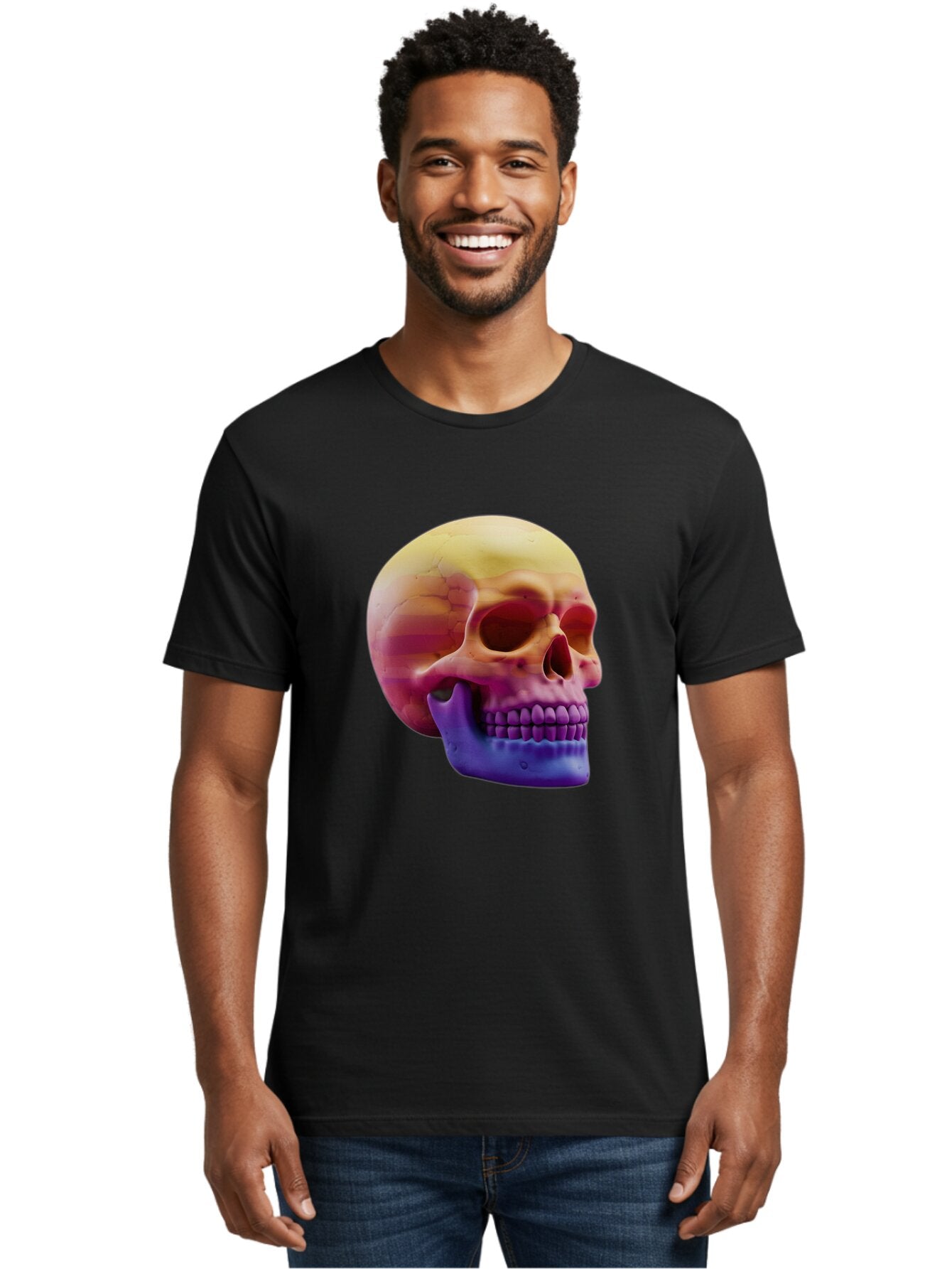 Colorful-Skull Men'S Graphic Tee, 100% Cotton, Comfortable Casual Summer Wear, Machine Washable, Vintage Camera, Old Camera, Antique Camera, Black Camera, Classic Photography, Photography Equipment, Nostalgic Device, Film Camera, Camera Art Bap271 27