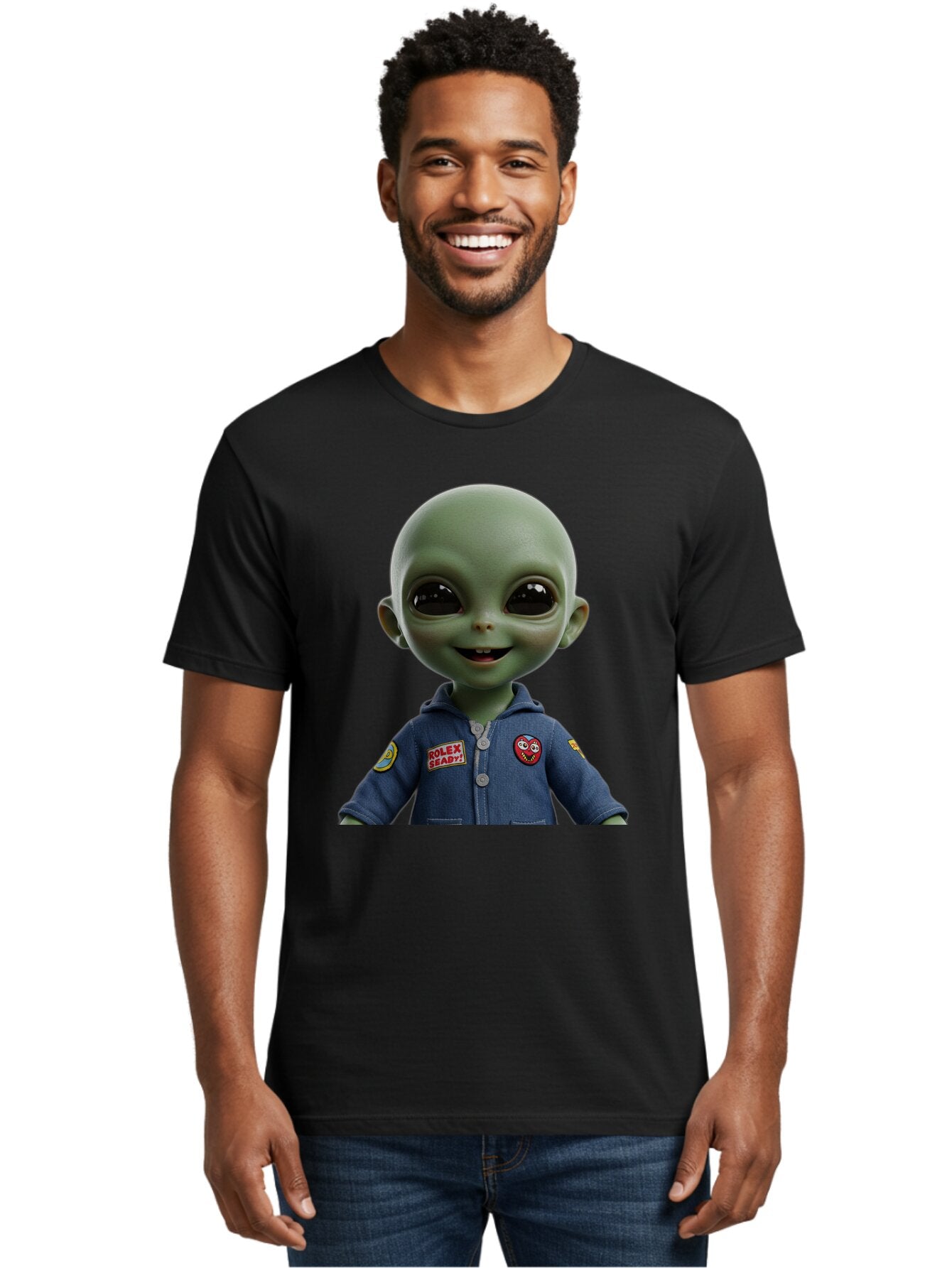 Complex-Baby-Alien Men'S Graphic Tee, 100% Cotton, Comfortable Casual Summer Wear, Machine Washable, Vintage Camera, Old Camera, Antique Camera, Black Camera, Classic Photography, Photography Equipment, Nostalgic Device, Film Camera, Bap272 16