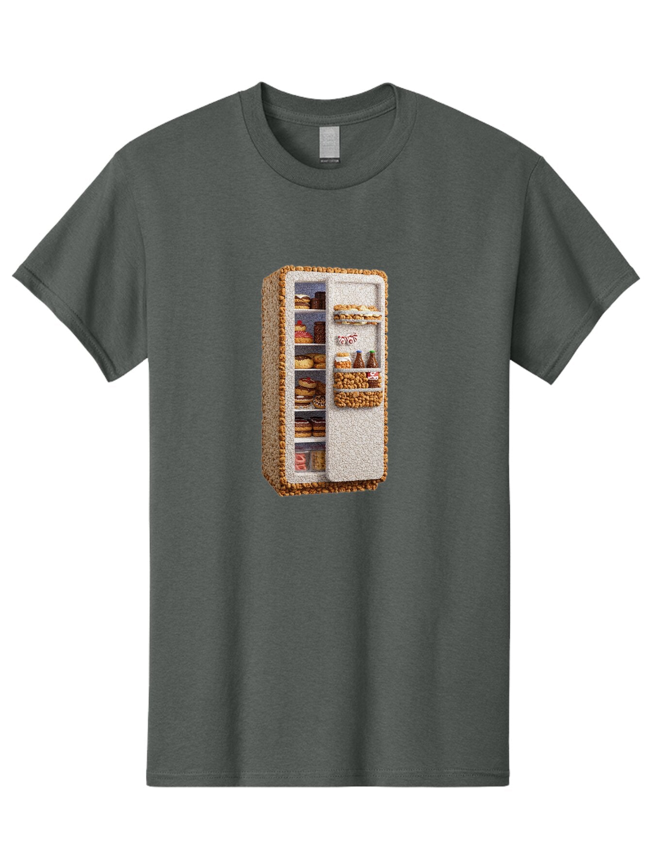 Cookie-Fridge-1 Men'S Graphic Tee, 100% Cotton, Comfortable Casual Summer Wear, Machine Washable, Vintage Camera, Old Camera, Antique Camera, Black Camera, Classic Photography, Photography Equipment, Nostalgic Device, Film Camera, Camera Art Bap273 15