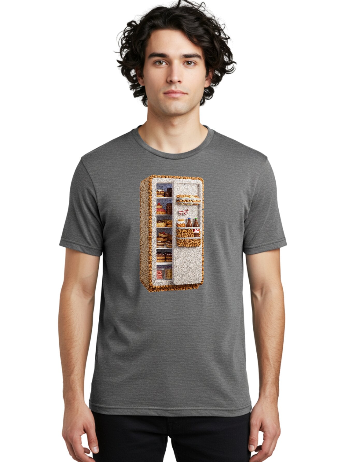 Cookie-Fridge-1 Men'S Graphic Tee, 100% Cotton, Comfortable Casual Summer Wear, Machine Washable, Vintage Camera, Old Camera, Antique Camera, Black Camera, Classic Photography, Photography Equipment, Nostalgic Device, Film Camera, Camera Art Bap273 19