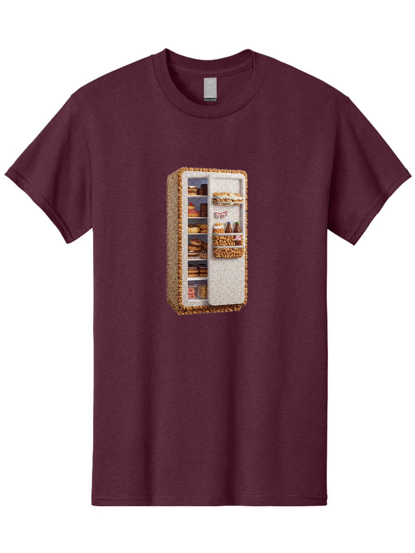 Cookie-Fridge-1 Men'S Graphic Tee, 100% Cotton, Comfortable Casual Summer Wear, Machine Washable, Vintage Camera, Old Camera, Antique Camera, Black Camera, Classic Photography, Photography Equipment, Nostalgic Device, Film Camera, Camera Art Bap273 5