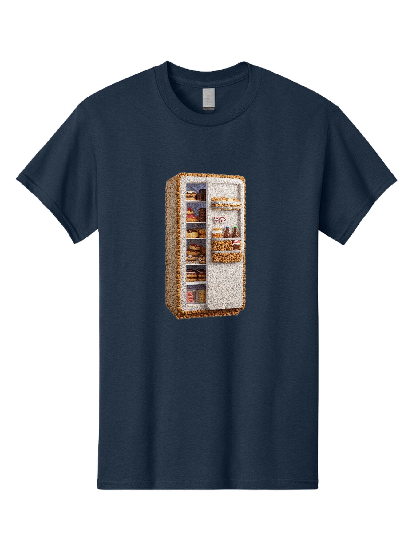 Cookie-Fridge-1 Men'S Graphic Tee, 100% Cotton, Comfortable Casual Summer Wear, Machine Washable, Vintage Camera, Old Camera, Antique Camera, Black Camera, Classic Photography, Photography Equipment, Nostalgic Device, Film Camera, Camera Art Bap273 10