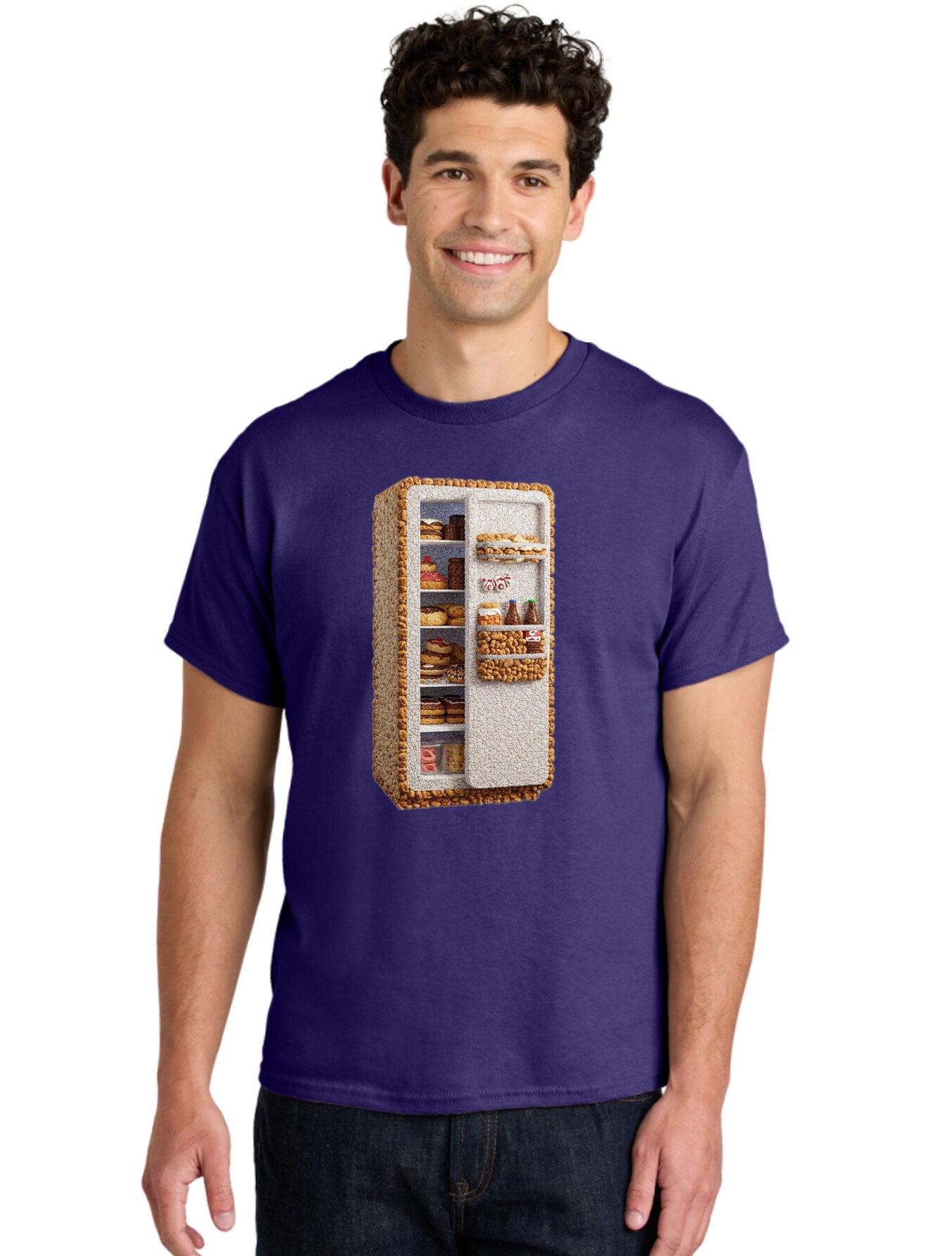 Cookie-Fridge-1 Men'S Graphic Tee, 100% Cotton, Comfortable Casual Summer Wear, Machine Washable, Vintage Camera, Old Camera, Antique Camera, Black Camera, Classic Photography, Photography Equipment, Nostalgic Device, Film Camera, Camera Art Bap273 21