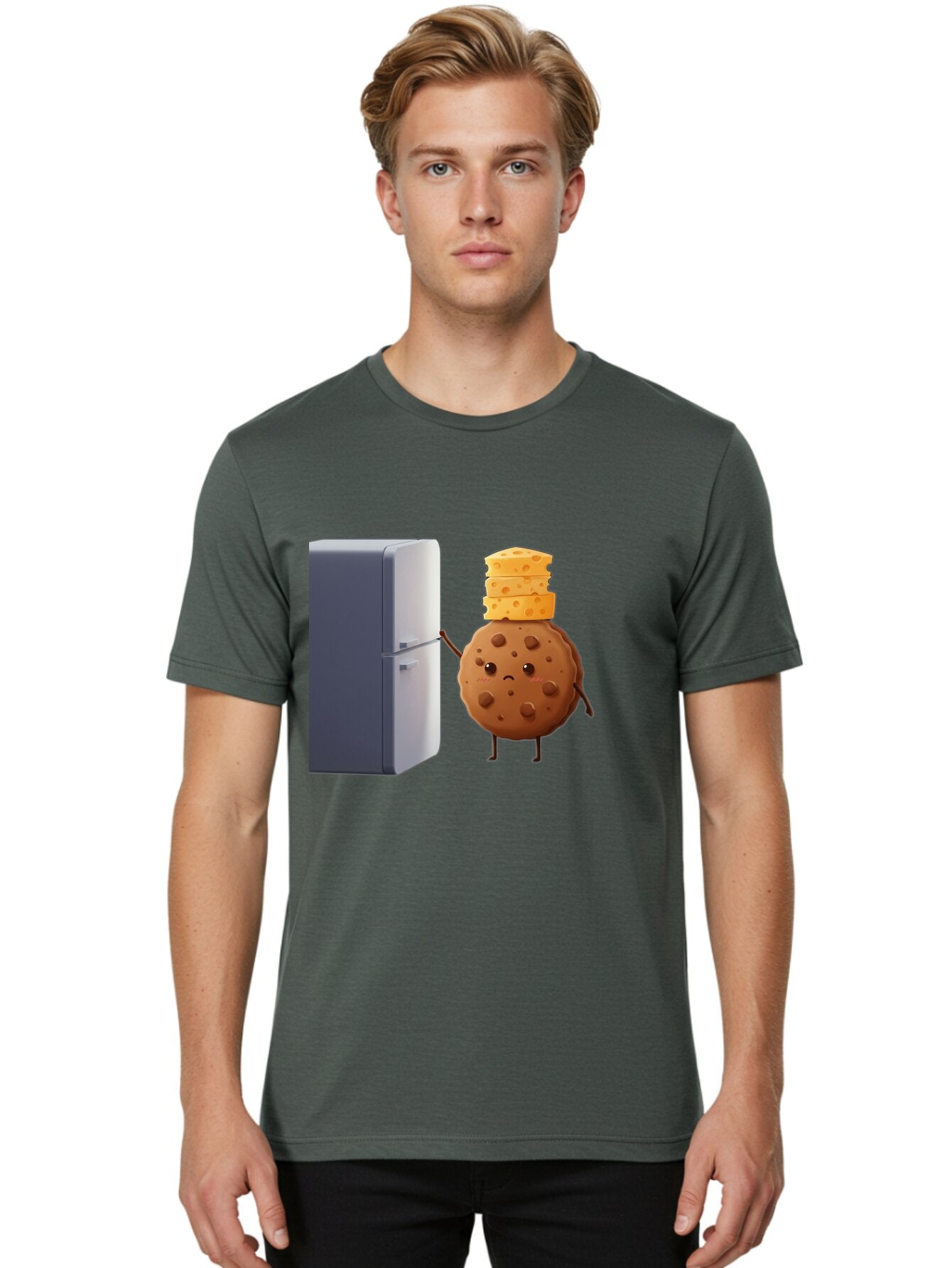 Cookie-With-Crackers Men'S Graphic Tee, 100% Cotton, Comfortable Casual Summer Wear, Machine Washable, Vintage Camera, Old Camera, Antique Camera, Black Camera, Classic Photography, Photography Equipment, Nostalgic Device, Film Camera, Bap276 18