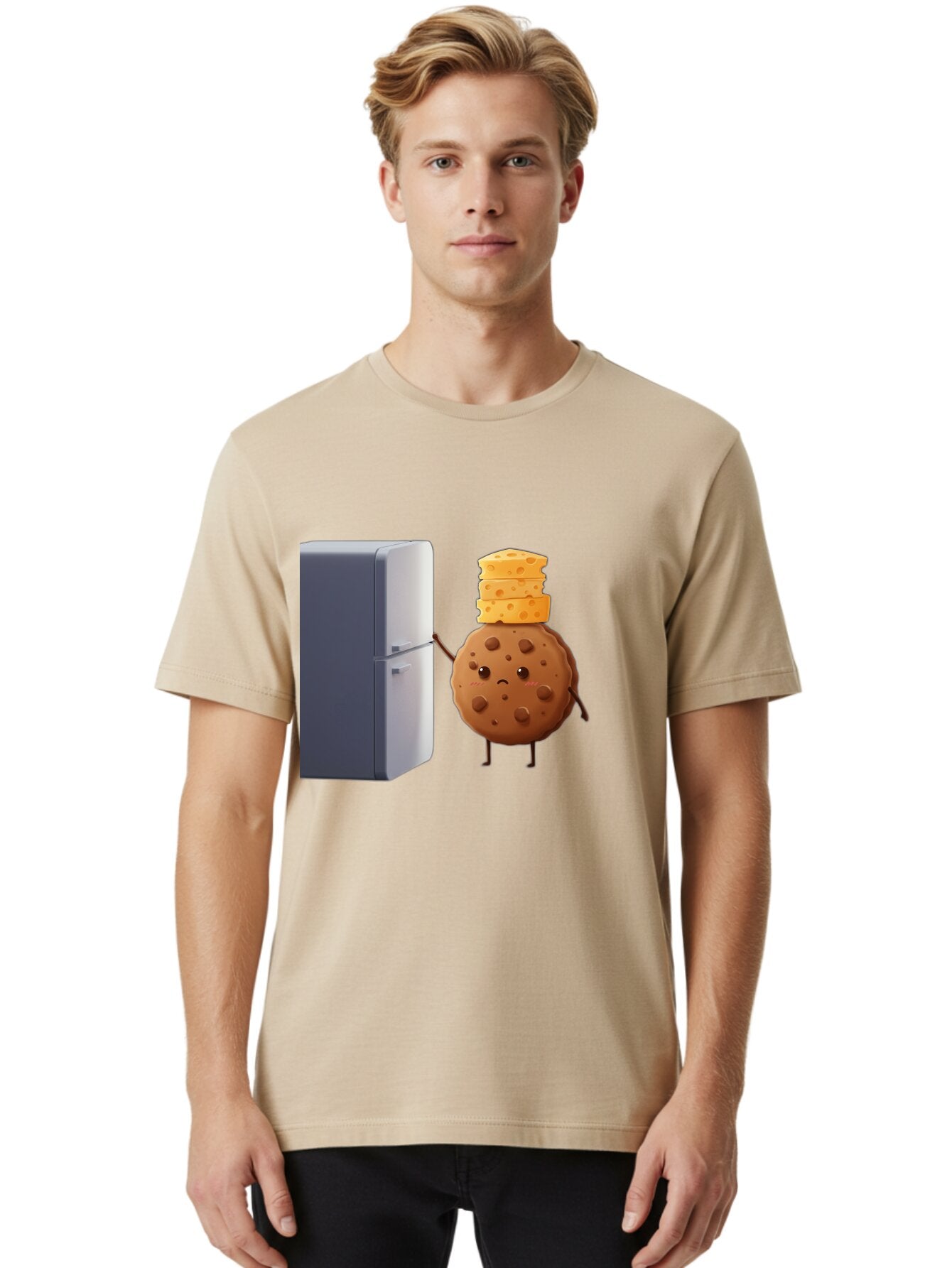 Cookie-With-Crackers Men'S Graphic Tee, 100% Cotton, Comfortable Casual Summer Wear, Machine Washable, Vintage Camera, Old Camera, Antique Camera, Black Camera, Classic Photography, Photography Equipment, Nostalgic Device, Film Camera, Bap276 30