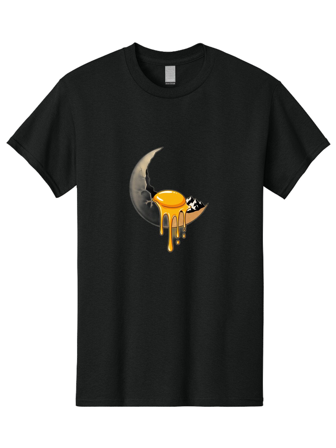Cracked-Moon-With-Fried-Egg Men'S Graphic Tee, 100% Cotton, Comfortable Casual Summer Wear, Machine Washable, Vintage Camera, Old Camera, Antique Camera, Black Camera, Classic Photography, Photography Equipment, Nostalgic Device, Film Camera, Bap292 14