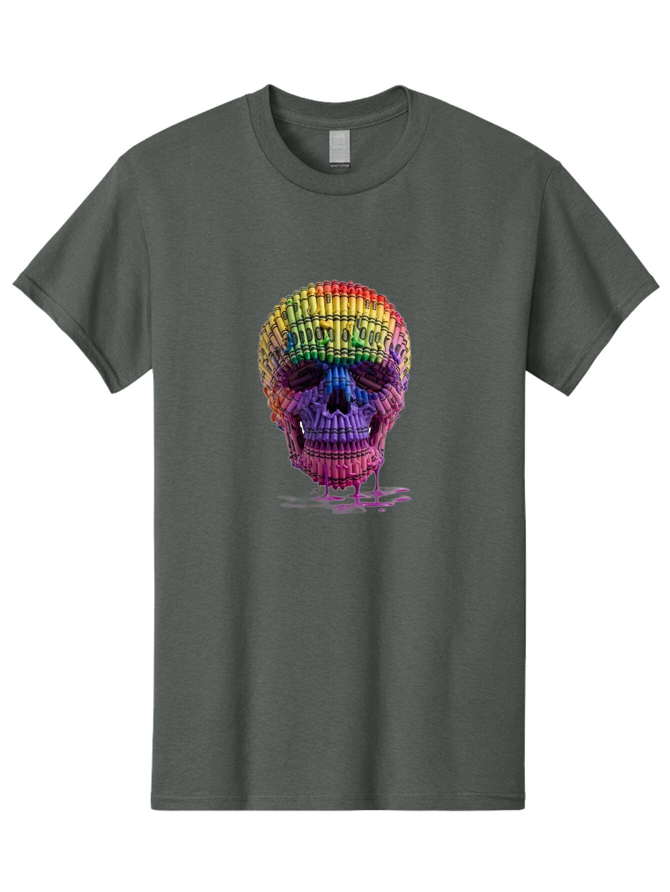 Crayon-Skull Men'S Graphic Tee, 100% Cotton, Comfortable Casual Summer Wear, Machine Washable, Vintage Camera, Old Camera, Antique Camera, Black Camera, Classic Photography, Photography Equipment, Nostalgic Device, Film Camera, Camera Art Bap294 5