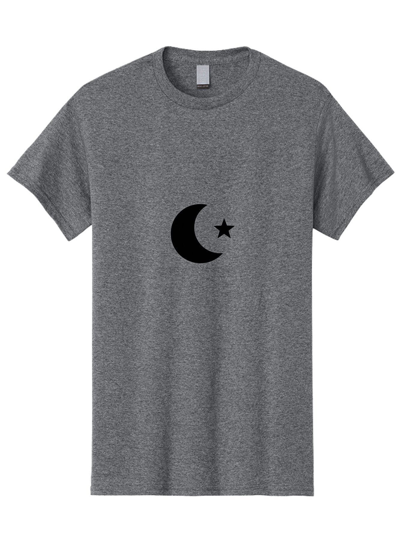 Crescent-Moon-Star Men'S Graphic Tee, 100% Cotton, Comfortable Casual Summer Wear, Machine Washable, Vintage Camera, Old Camera, Antique Camera, Black Camera, Classic Photography, Photography Equipment, Nostalgic Device, Film Camera, Bap297 7