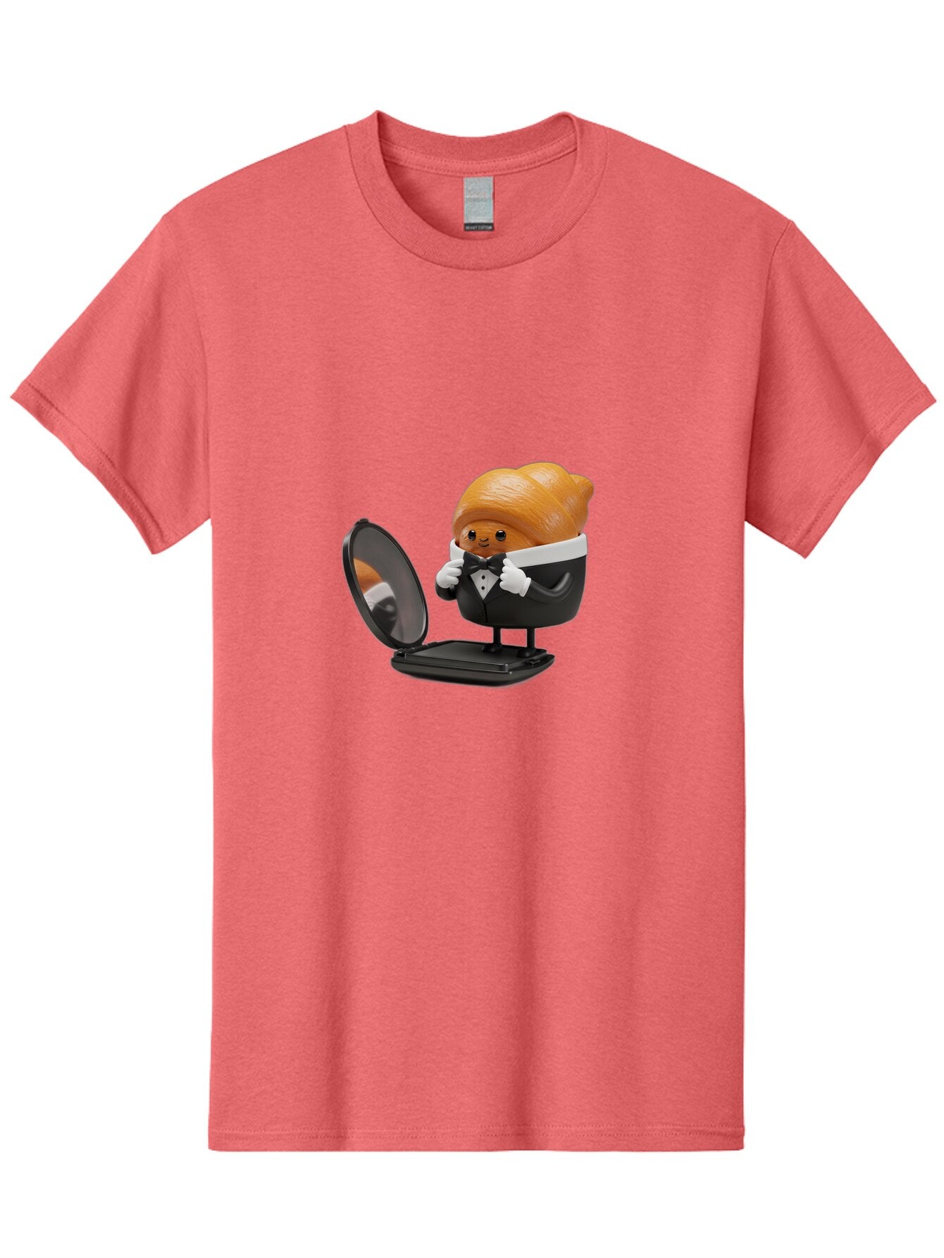 Croissant-Figurine Men'S Graphic Tee, 100% Cotton, Comfortable Casual Summer Wear, Machine Washable, Vintage Camera, Old Camera, Antique Camera, Black Camera, Classic Photography, Photography Equipment, Nostalgic Device, Film Camera, Bap300