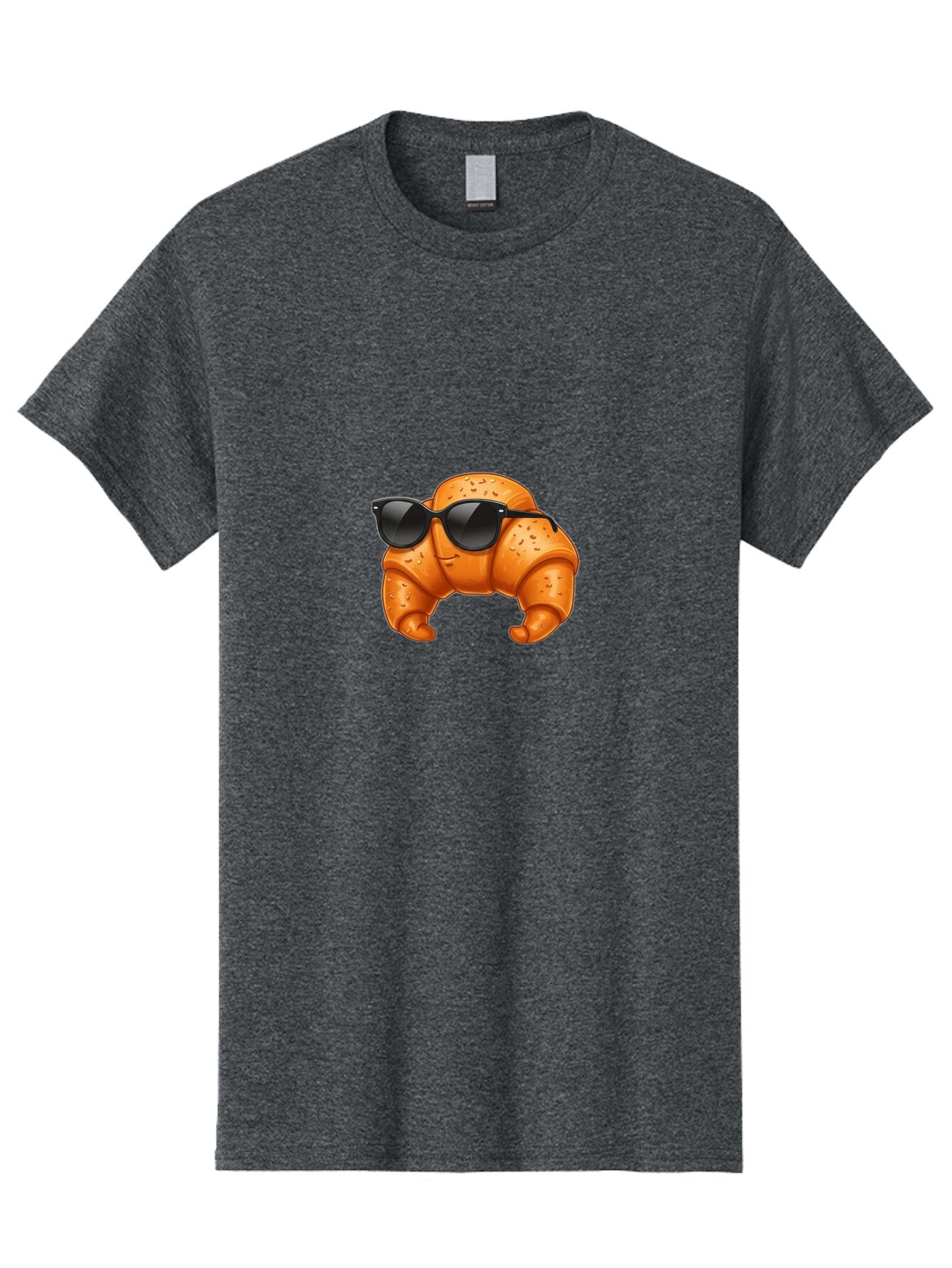 Croissant-With-Sunglasses Men'S Graphic Tee, 100% Cotton, Comfortable Casual Summer Wear, Machine Washable, Vintage Camera, Old Camera, Antique Camera, Black Camera, Classic Photography, Photography Equipment, Nostalgic Device, Film Camera, Bap301 11