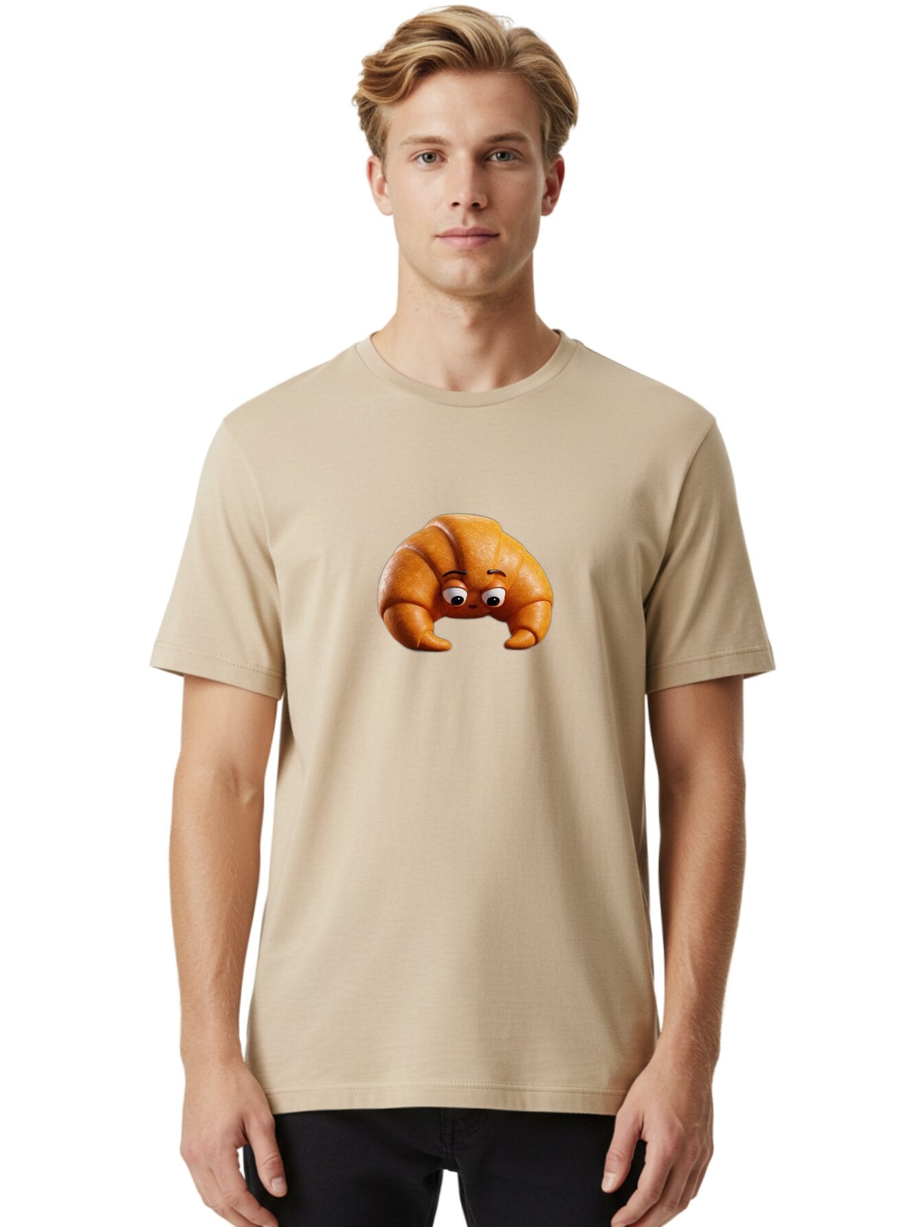 Croissant Men'S Graphic Tee, 100% Cotton, Comfortable Casual Summer Wear, Machine Washable, Vintage Camera, Old Camera, Antique Camera, Black Camera, Classic Photography, Photography Equipment, Nostalgic Device, Film Camera, Camera Art Bap302 20