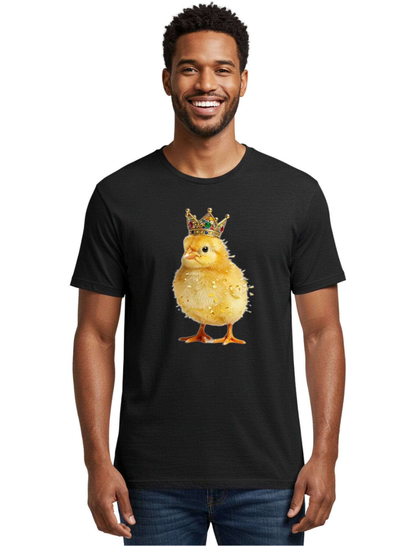 Crowned-Chick-2 Men'S Graphic Tee, 100% Cotton, Comfortable Casual Summer Wear, Machine Washable, Vintage Camera, Old Camera, Antique Camera, Black Camera, Classic Photography, Photography Equipment, Nostalgic Device, Film Camera, Camera Art Bap305 20
