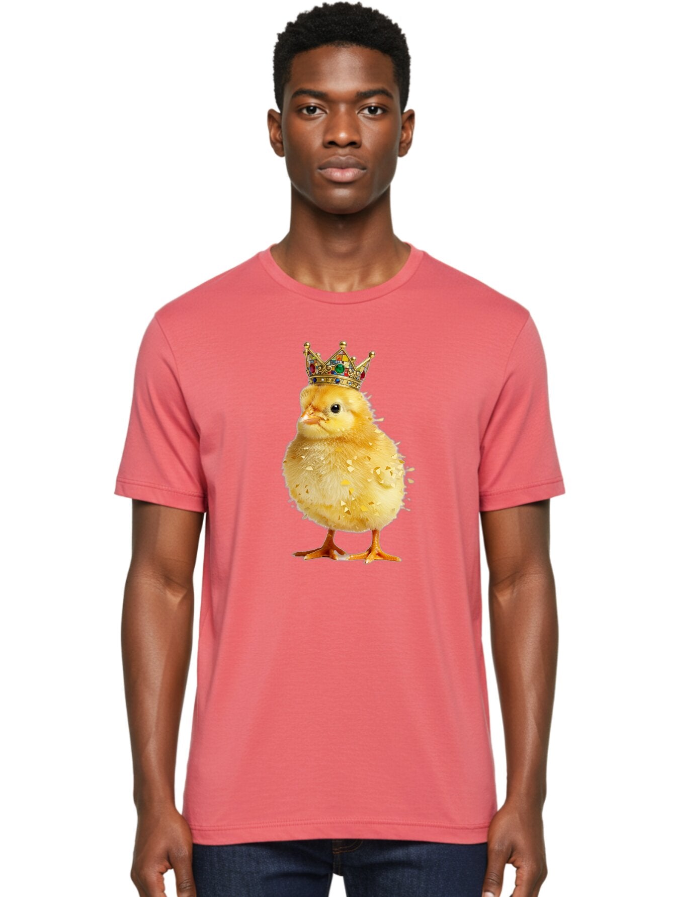 Crowned-Chick-2 Men'S Graphic Tee, 100% Cotton, Comfortable Casual Summer Wear, Machine Washable, Vintage Camera, Old Camera, Antique Camera, Black Camera, Classic Photography, Photography Equipment, Nostalgic Device, Film Camera, Camera Art Bap305 30