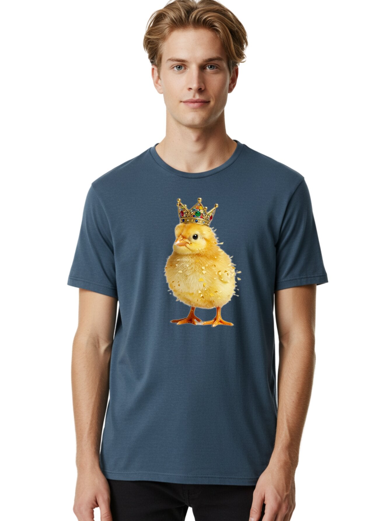 Crowned-Chick-2 Men'S Graphic Tee, 100% Cotton, Comfortable Casual Summer Wear, Machine Washable, Vintage Camera, Old Camera, Antique Camera, Black Camera, Classic Photography, Photography Equipment, Nostalgic Device, Film Camera, Camera Art Bap305 28