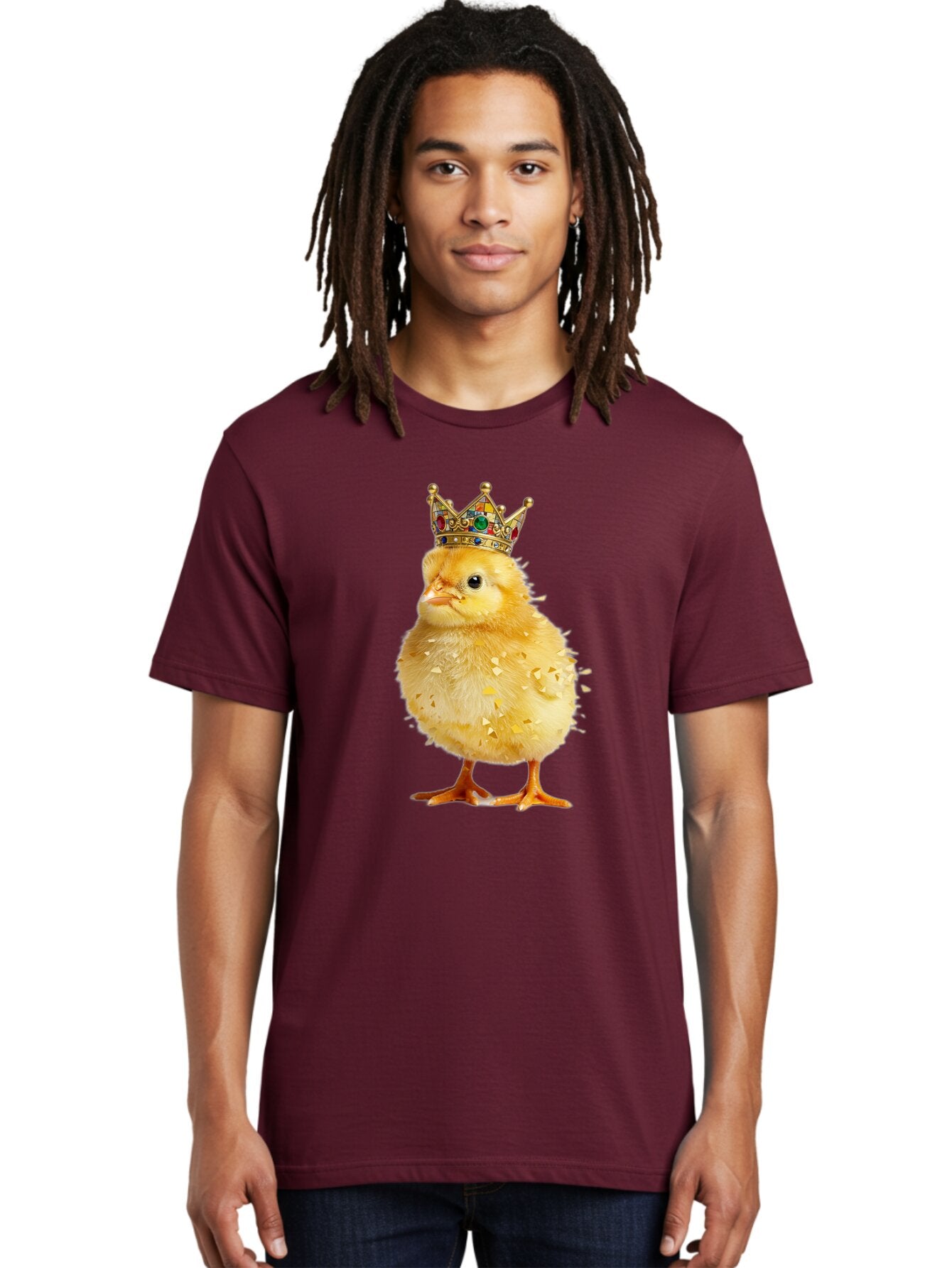 Crowned-Chick-2 Men'S Graphic Tee, 100% Cotton, Comfortable Casual Summer Wear, Machine Washable, Vintage Camera, Old Camera, Antique Camera, Black Camera, Classic Photography, Photography Equipment, Nostalgic Device, Film Camera, Camera Art Bap305 23