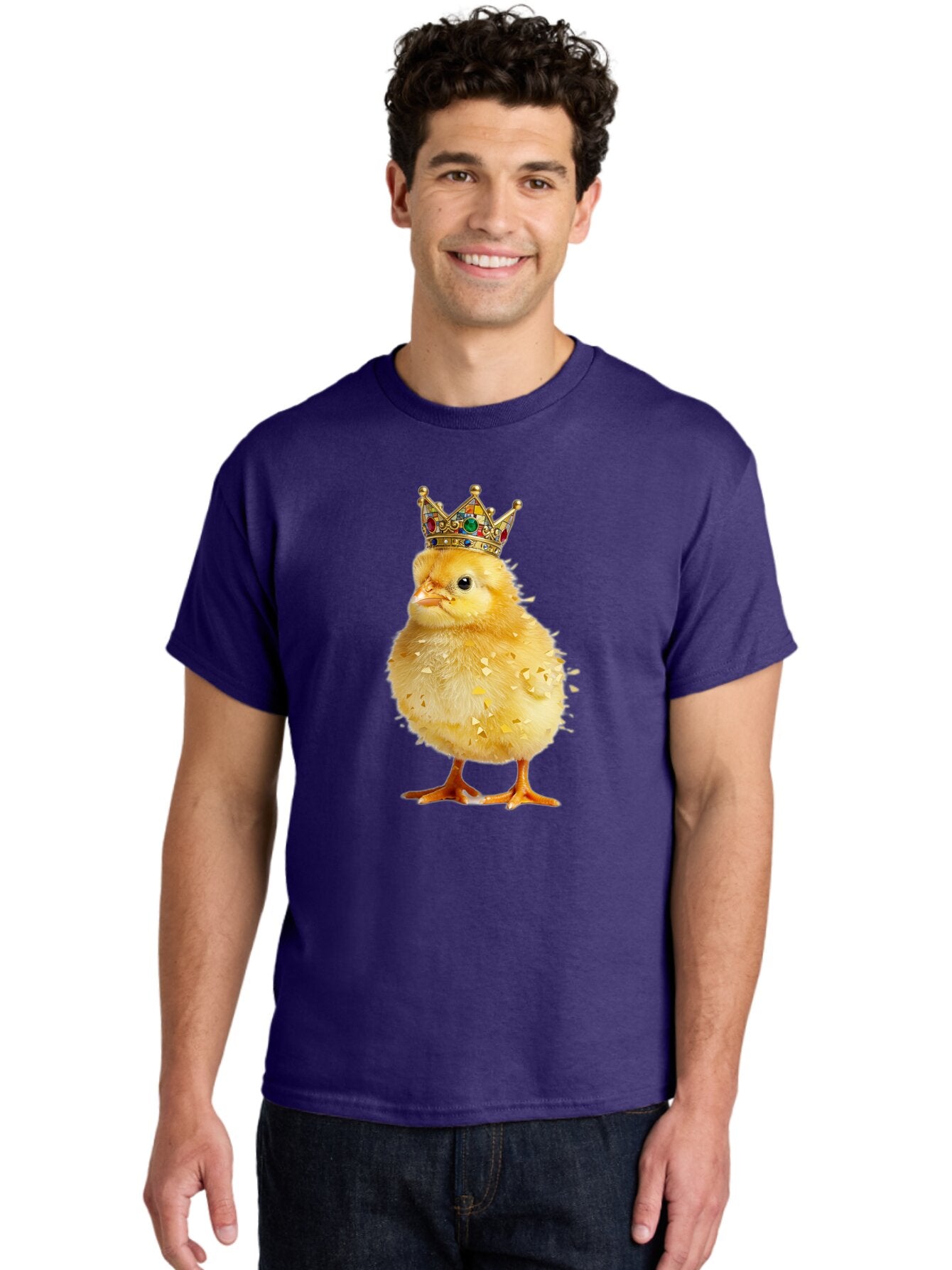 Crowned-Chick-2 Men'S Graphic Tee, 100% Cotton, Comfortable Casual Summer Wear, Machine Washable, Vintage Camera, Old Camera, Antique Camera, Black Camera, Classic Photography, Photography Equipment, Nostalgic Device, Film Camera, Camera Art Bap305 24