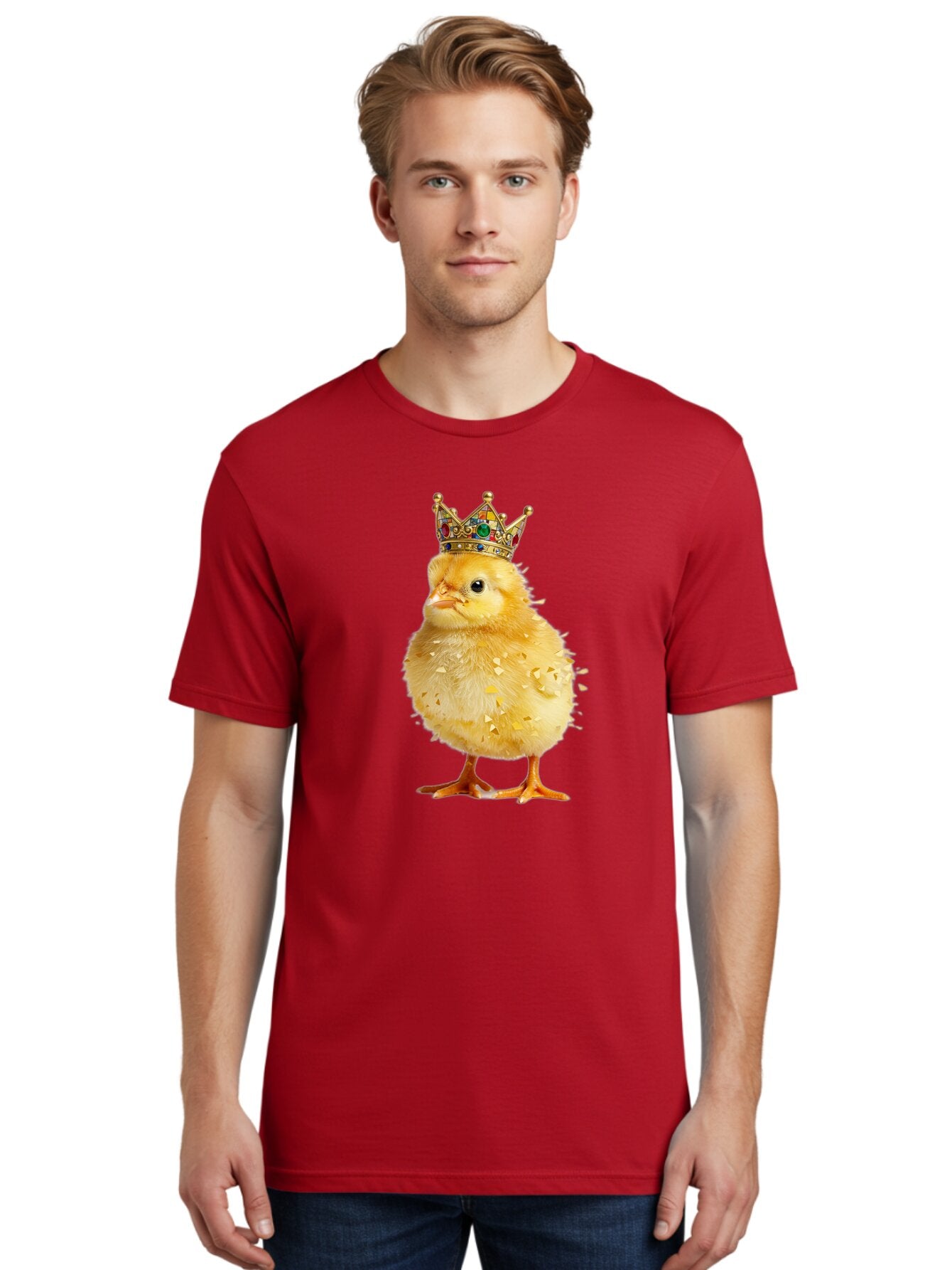 Crowned-Chick-2 Men'S Graphic Tee, 100% Cotton, Comfortable Casual Summer Wear, Machine Washable, Vintage Camera, Old Camera, Antique Camera, Black Camera, Classic Photography, Photography Equipment, Nostalgic Device, Film Camera, Camera Art Bap305 16