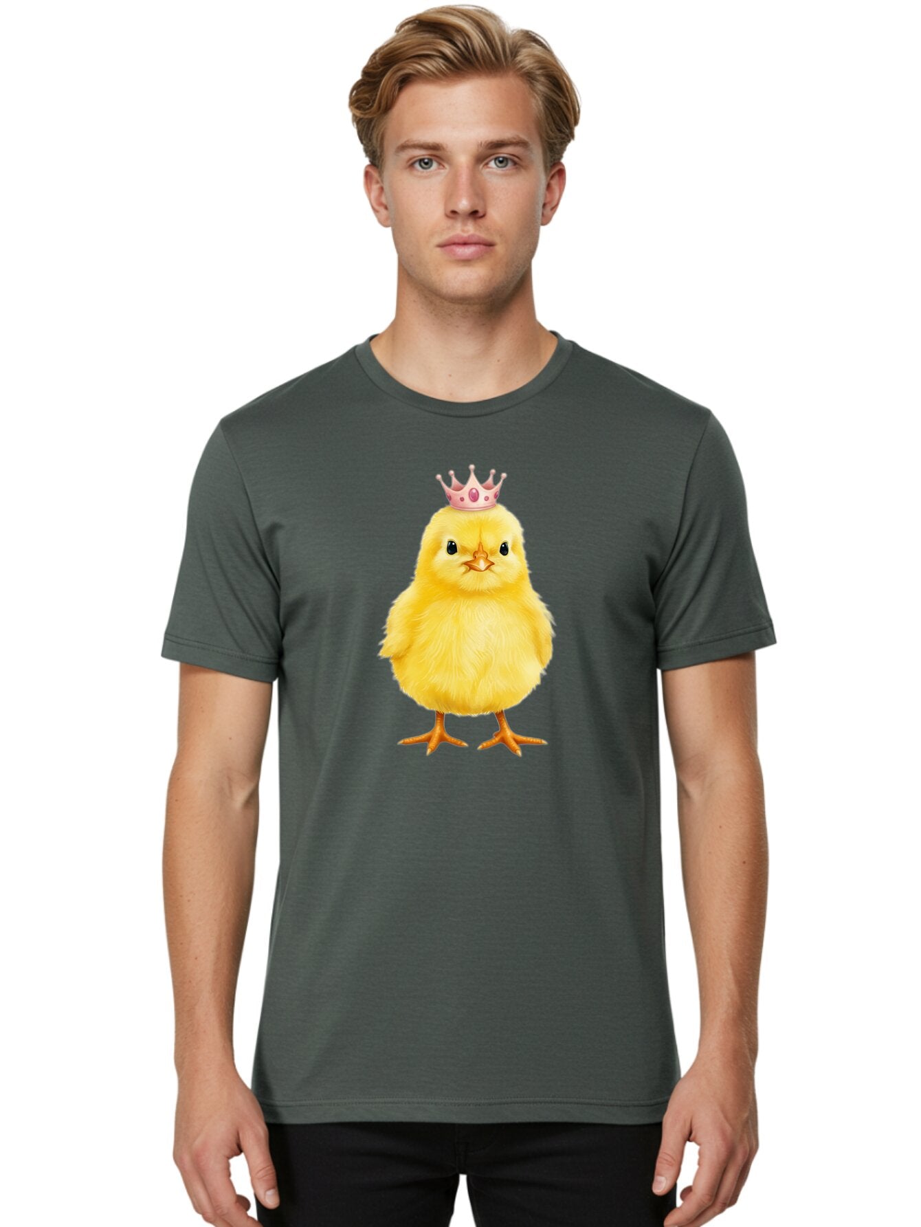 Crowned-Chick-3 Men'S Graphic Tee, 100% Cotton, Comfortable Casual Summer Wear, Machine Washable, Vintage Camera, Old Camera, Antique Camera, Black Camera, Classic Photography, Photography Equipment, Nostalgic Device, Film Camera, Camera Art Bap306 26