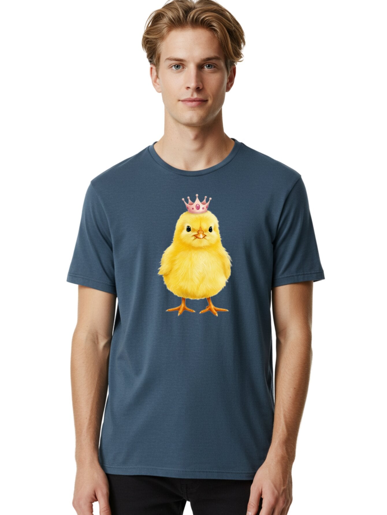 Crowned-Chick-3 Men'S Graphic Tee, 100% Cotton, Comfortable Casual Summer Wear, Machine Washable, Vintage Camera, Old Camera, Antique Camera, Black Camera, Classic Photography, Photography Equipment, Nostalgic Device, Film Camera, Camera Art Bap306 25