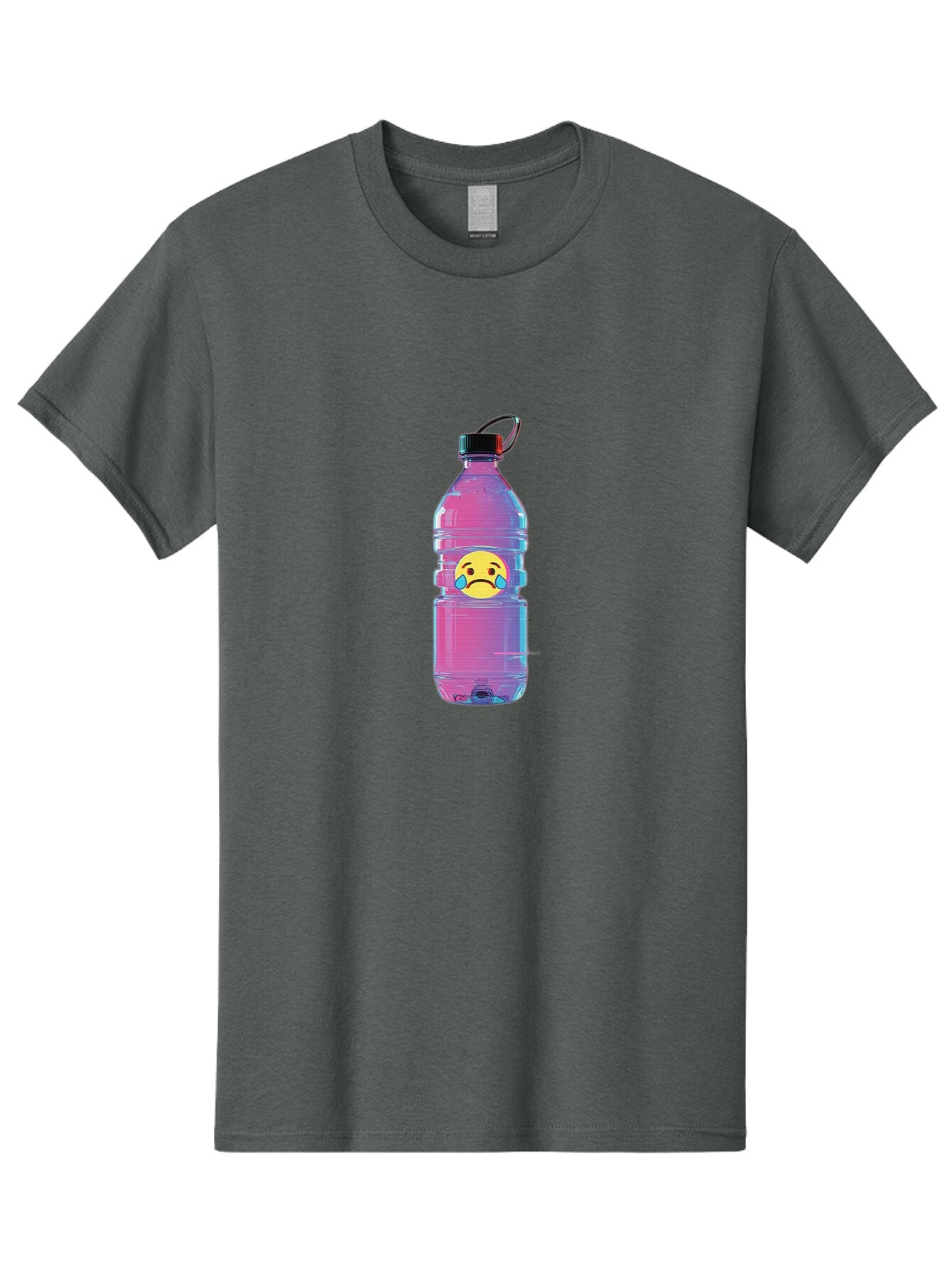 Crying-Face-Water-Bottle Men'S Graphic Tee, 100% Cotton, Comfortable Casual Summer Wear, Machine Washable, Vintage Camera, Old Camera, Antique Camera, Black Camera, Classic Photography, Photography Equipment, Nostalgic Device, Film Camera, Bap312 10